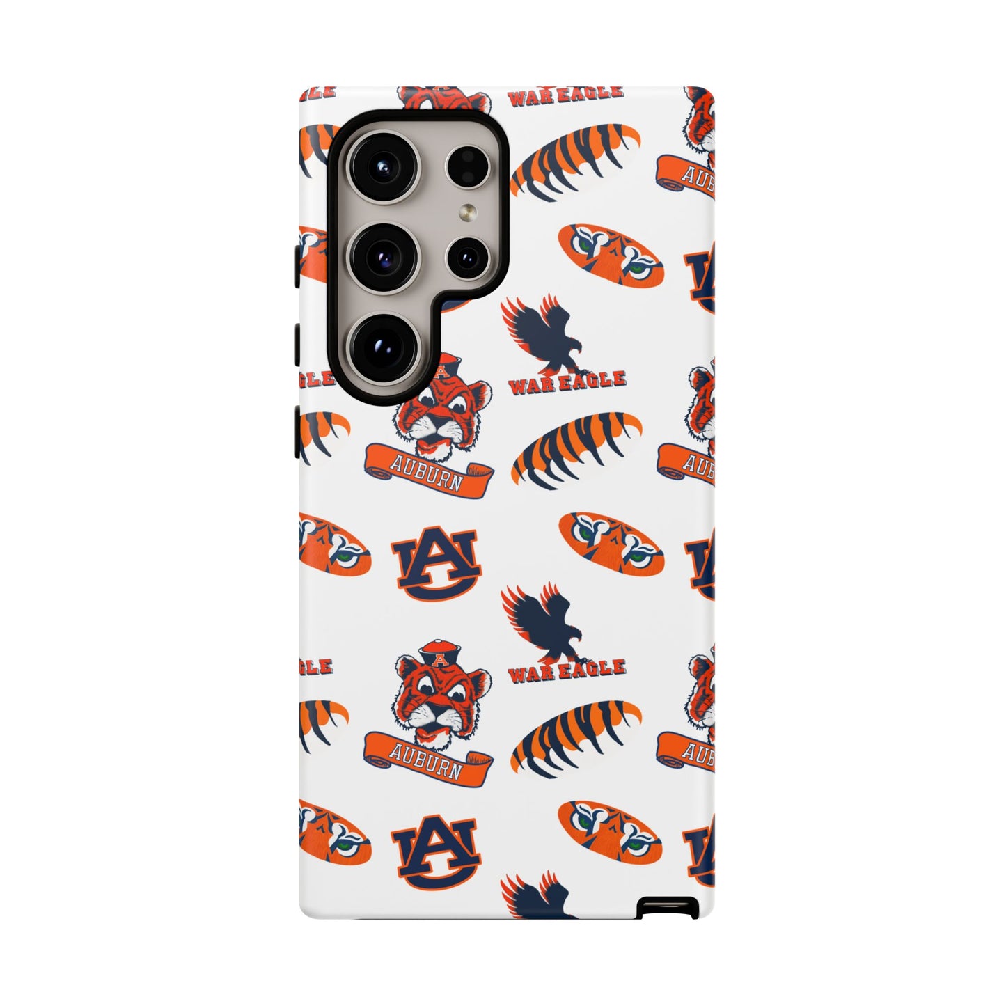 Auburn Fan Phone Case, Sports Team Accessory, Gift for Auburn Fans, Durable Cover, College Game Day