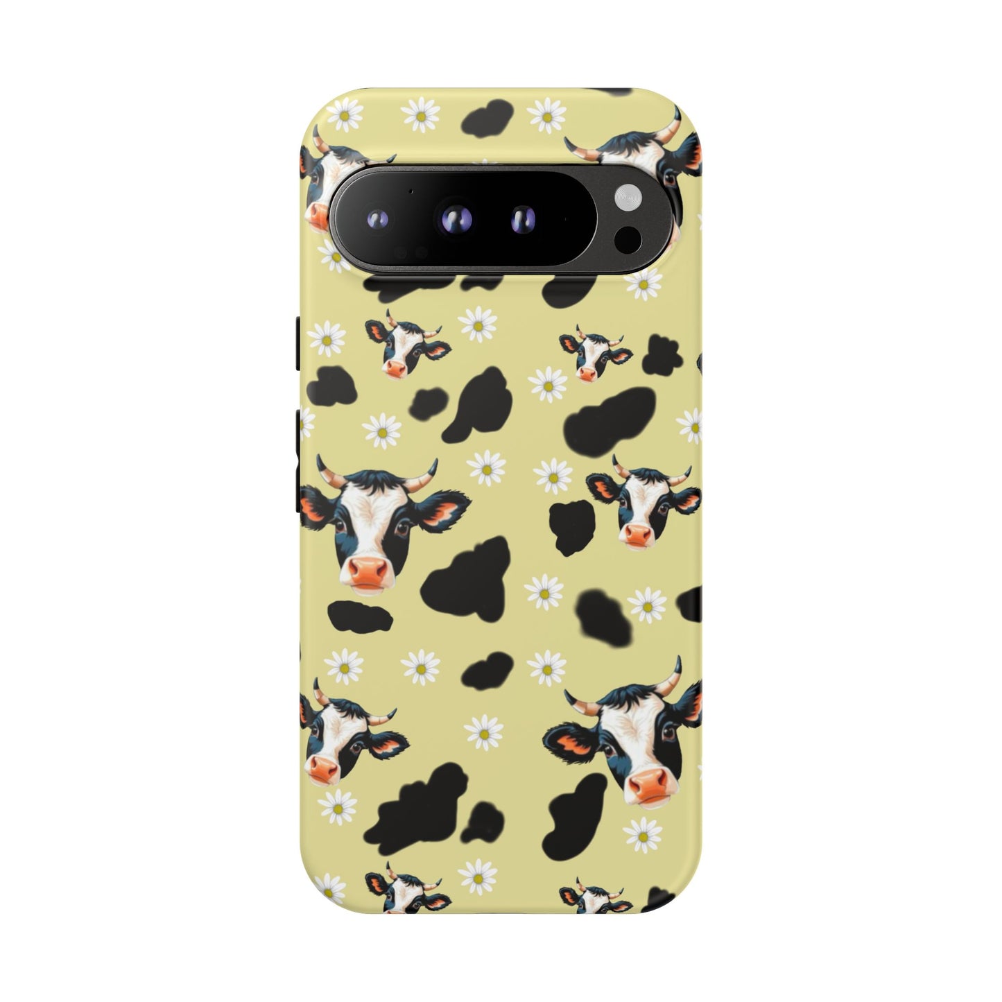 Cow Print Phone Case - Cute Protection for Animal Lovers, Gift for Farmhouse Decor, Cheerful Cow Design