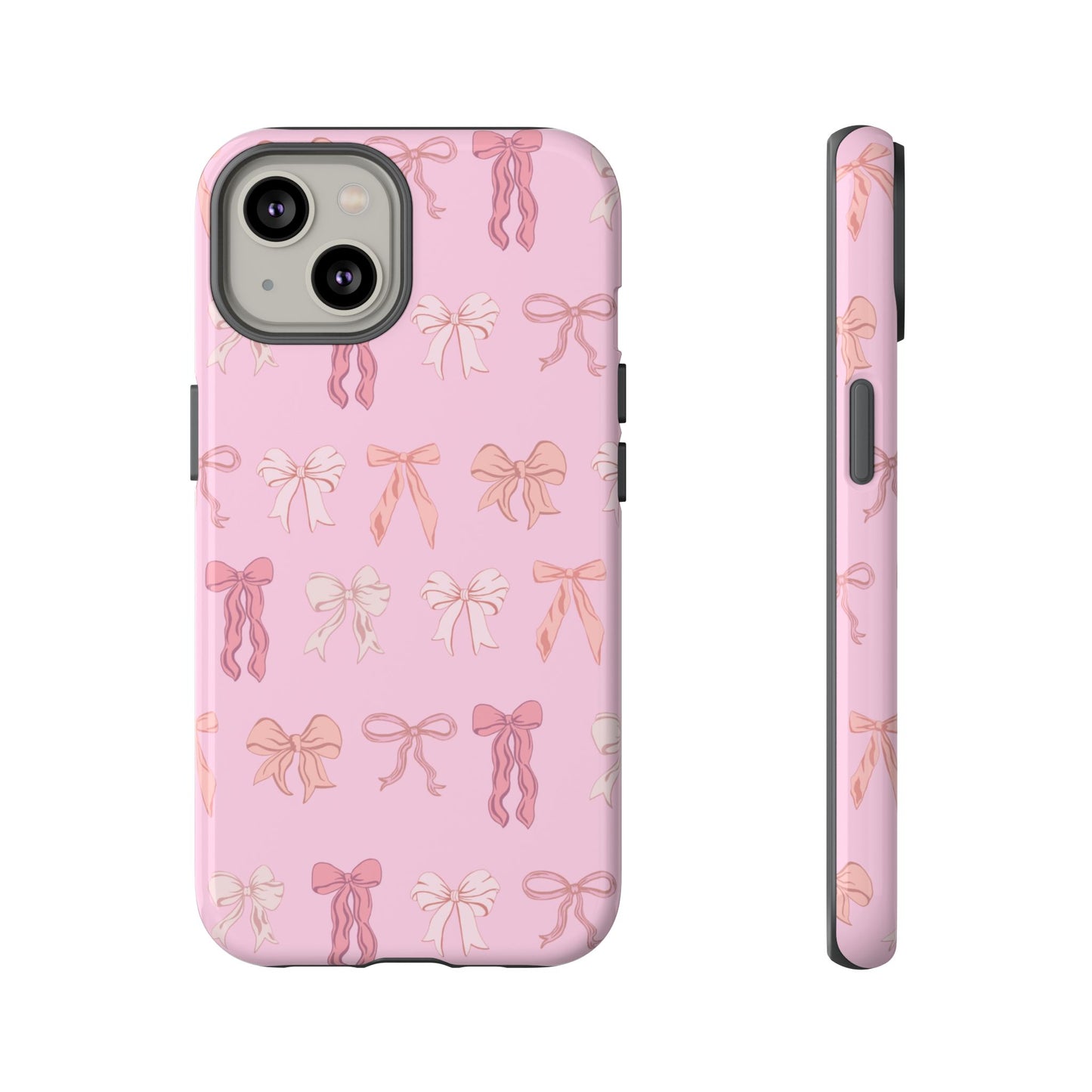 Cute Phone Case with Bow Design | Pink Aesthetic | Gifts for Her, Birthday Present, Trendy Phone Accessories, Fashionable Tech Cover
