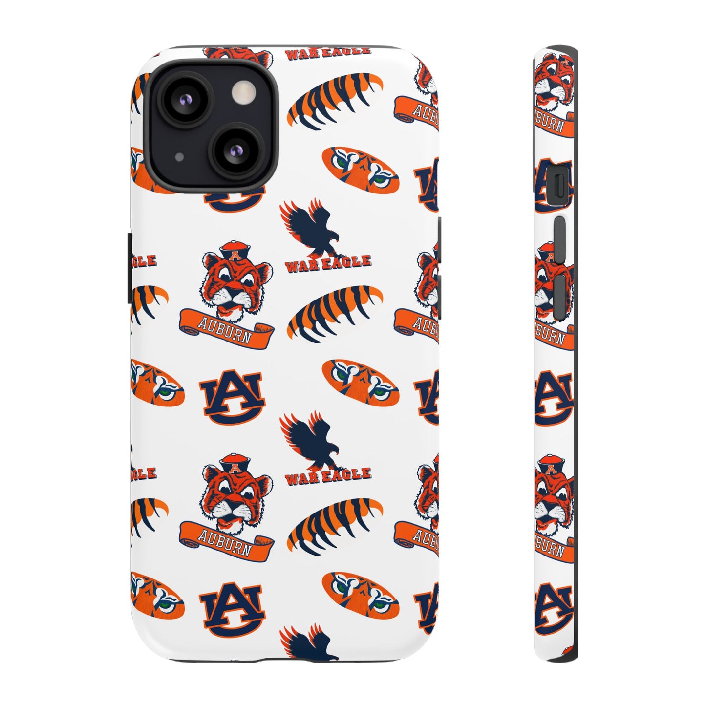 Auburn Fan Phone Case, Sports Team Accessory, Gift for Auburn Fans, Durable Cover, College Game Day