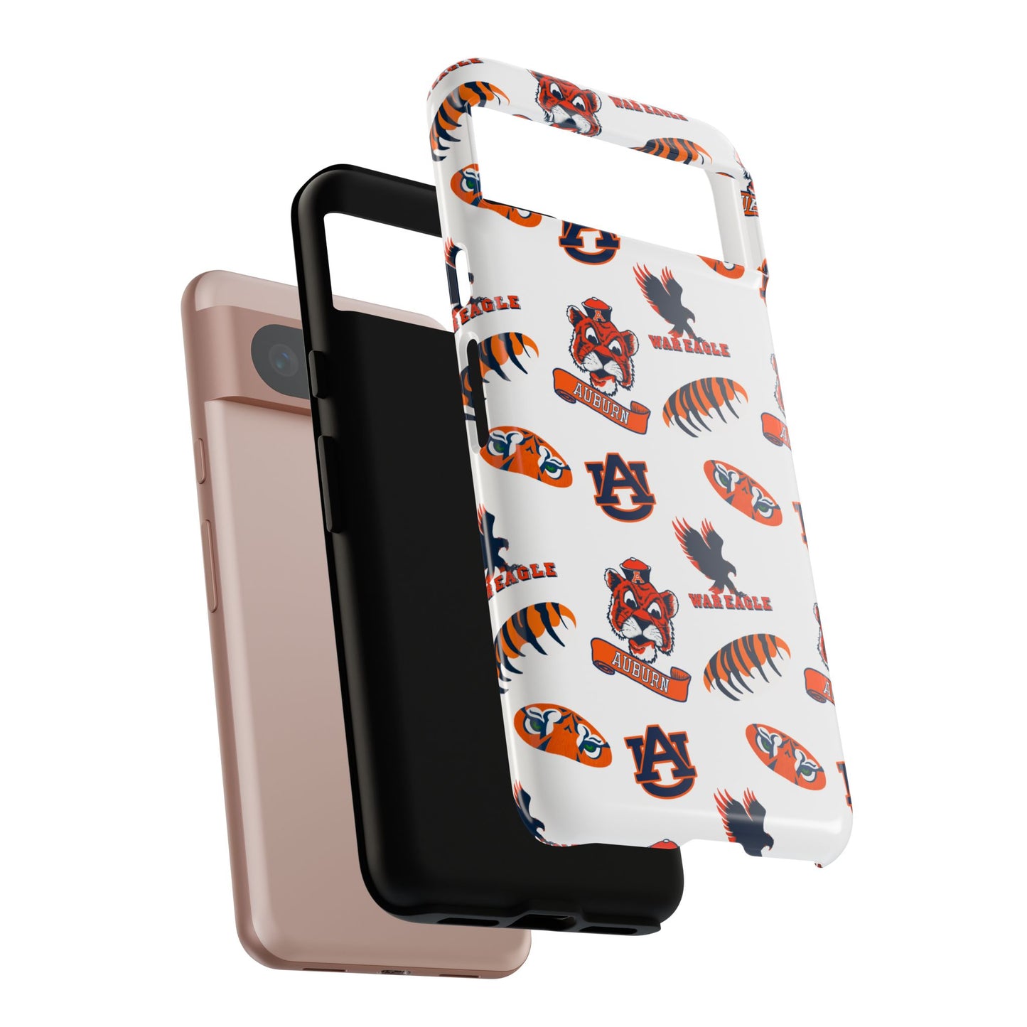 Auburn Fan Phone Case, Sports Team Accessory, Gift for Auburn Fans, Durable Cover, College Game Day