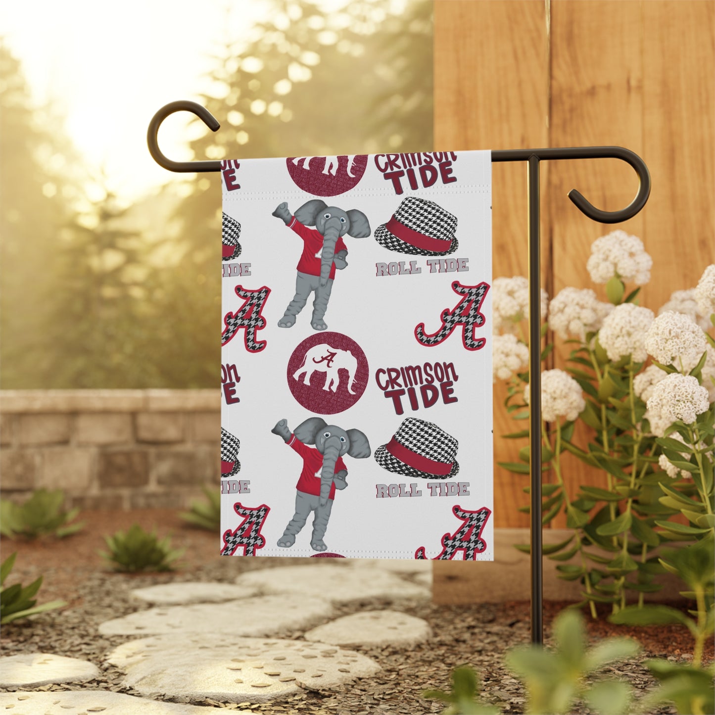 Alabama Crimson Tide Garden Banner, Decorative Outdoor Flag, College Team Spirit Decor, Perfect for Game Day