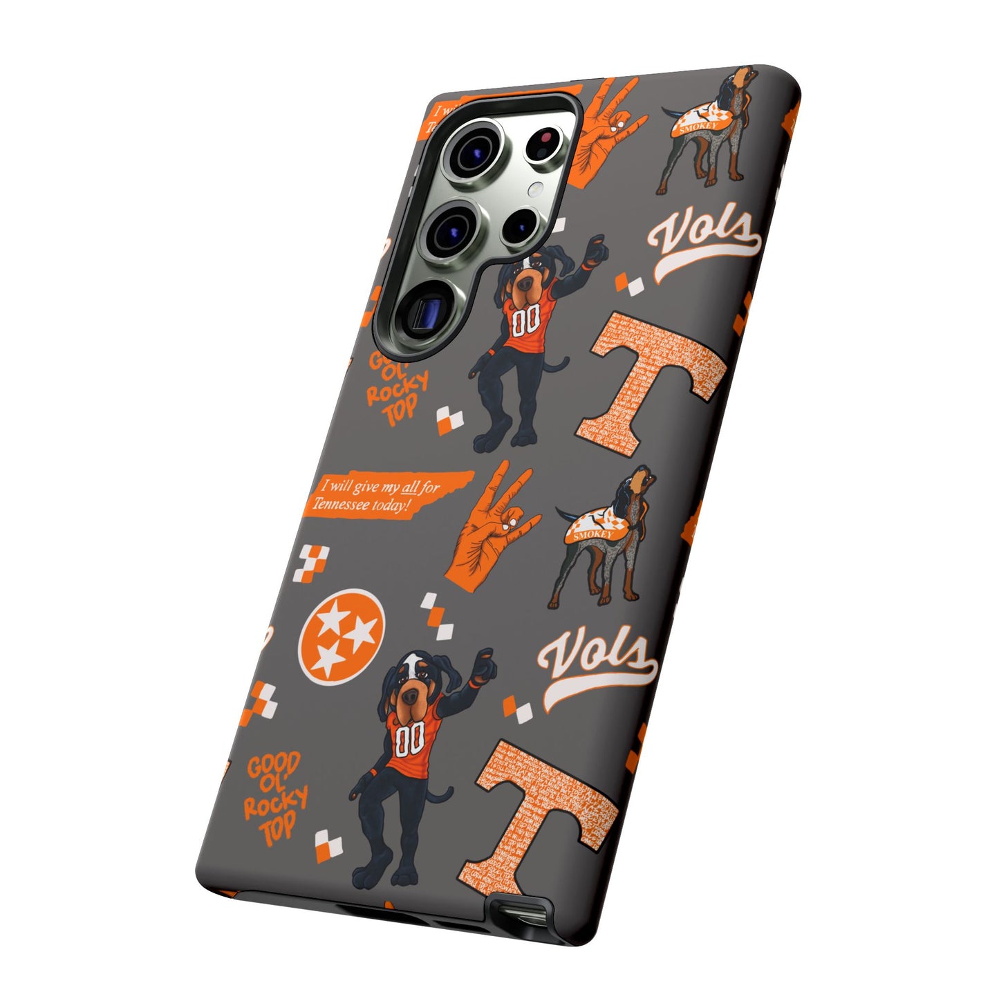 Tough Cases - Tennessee Fan Phone Case, Sports Team Accessory, Gift for Volunteers Fans, Durable Cover, College Game Day