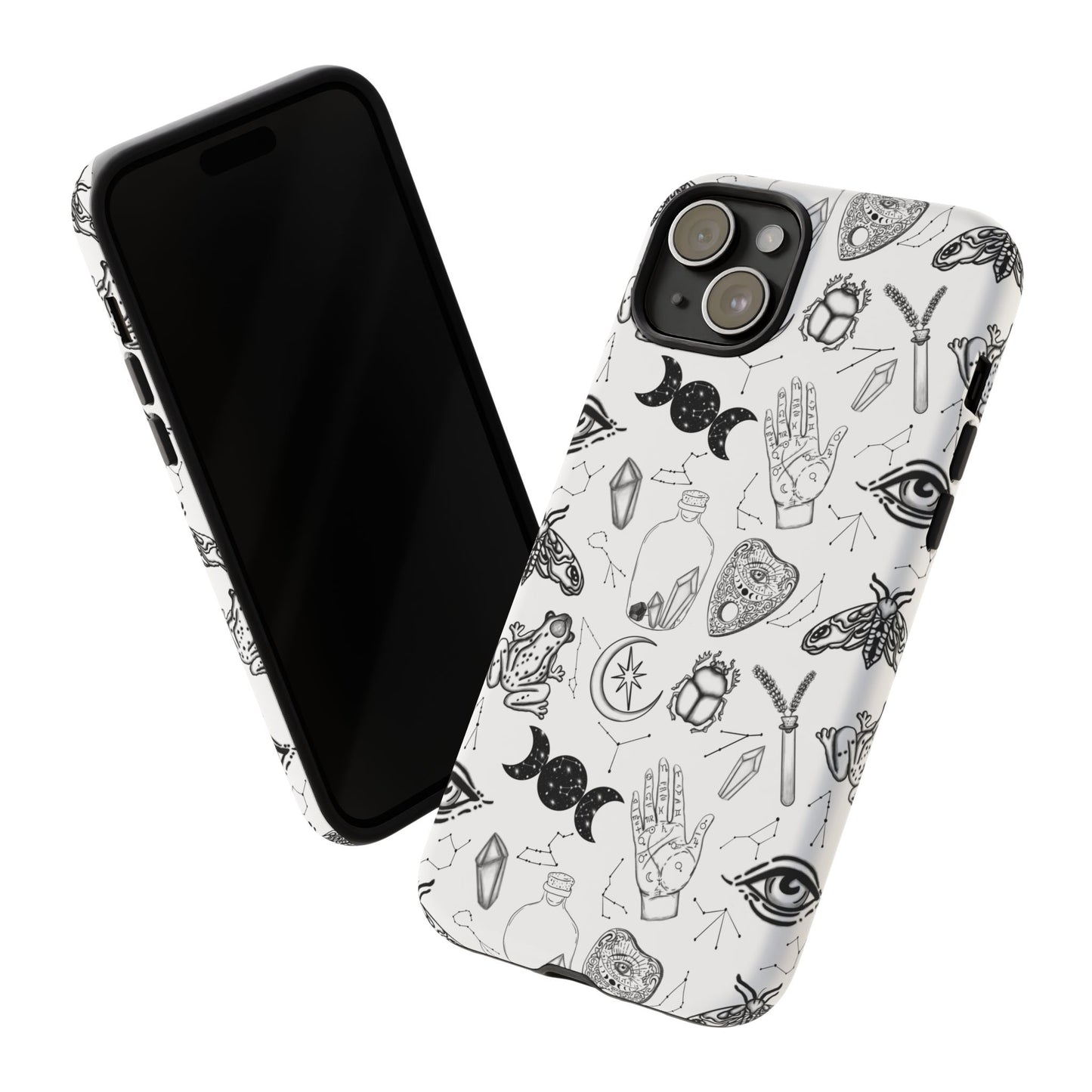 Mystical Phone Case | Boho Aesthetic Cover, Witchy Gift, Crystal Art Protection, Astrology Decor, Unique Cell Phone Skins