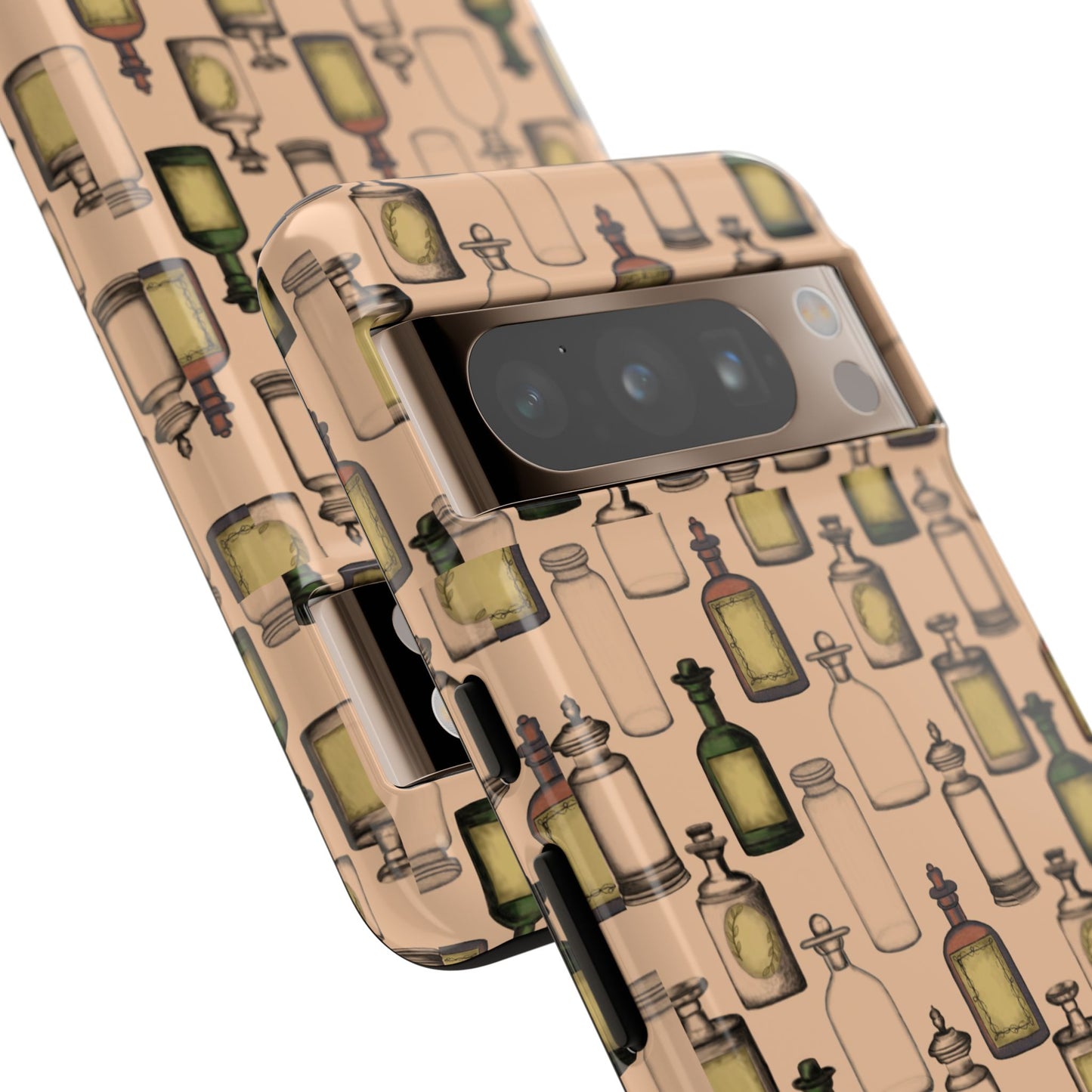 Vintage Potion Bottle Phone Case, Tough Phone Case, Magical Phone Cover, Witch Aesthetic, Gift for Witch Lovers, Boho Phone Accessories