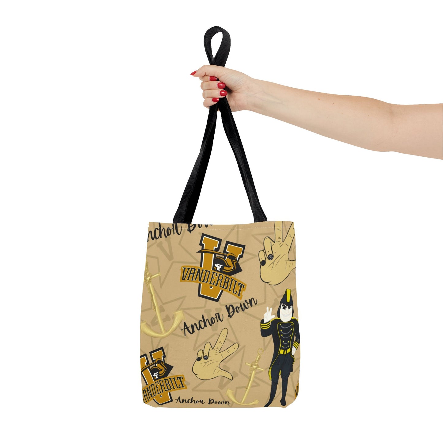 Vanderbilt Spirit Tote Bag, Functional Everyday Tote, College Merchandise, Personalized Gift, Sports Game Accessory