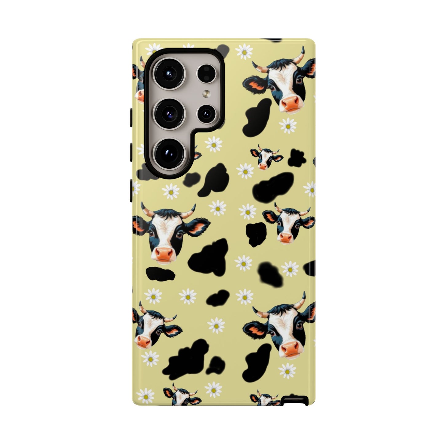 Cow Print Phone Case - Cute Protection for Animal Lovers, Gift for Farmhouse Decor, Cheerful Cow Design