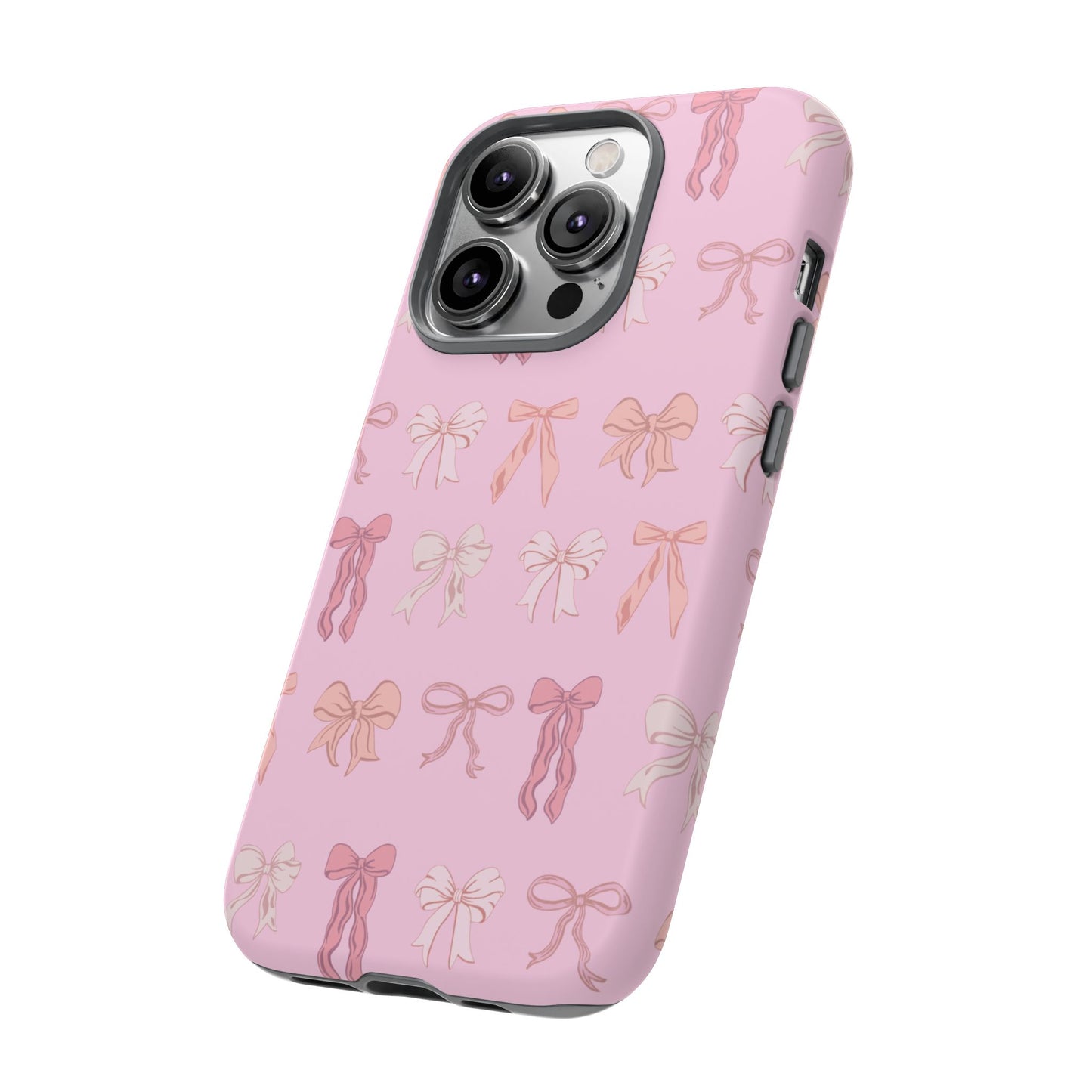 Cute Phone Case with Bow Design | Pink Aesthetic | Gifts for Her, Birthday Present, Trendy Phone Accessories, Fashionable Tech Cover