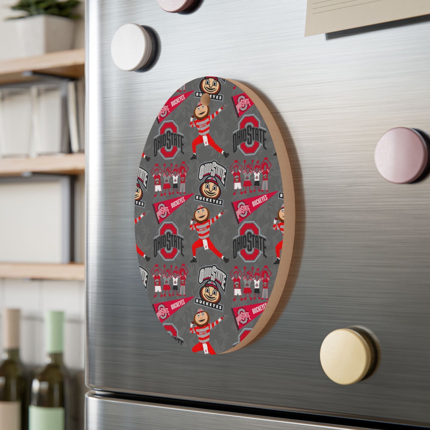 Ohio State Wooden Ornaments, Holiday Decorations, College Sports Decor, Personalized Gift, Christmas Ornaments