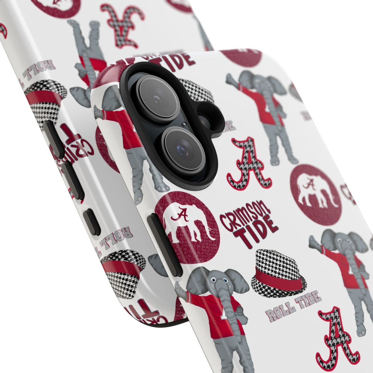 Alabama Crimson Tide Phone Case - Tough, Durable, Elephant Design, Sports Fan Accessories, College Team Gift, Graduation Presents