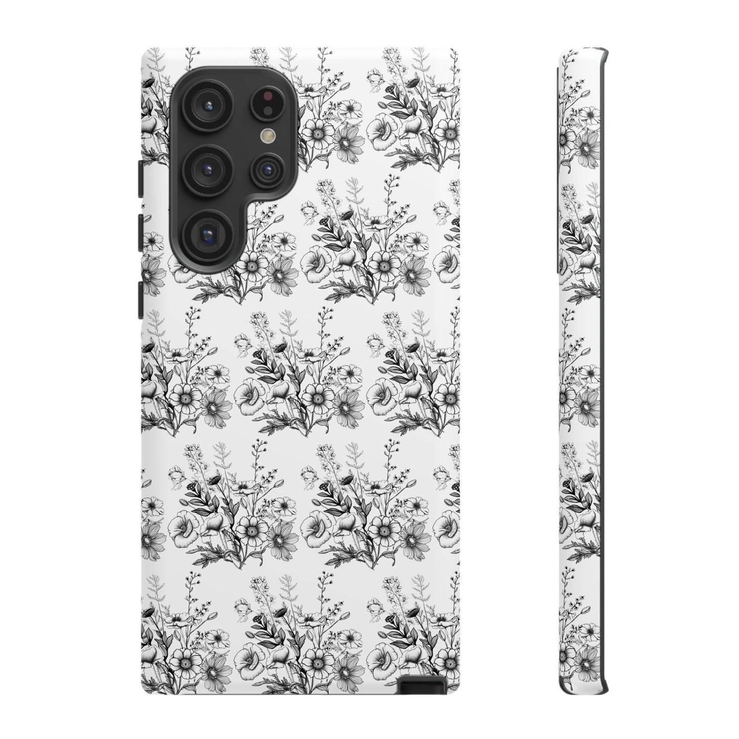 Floral Phone Case, Tough Cases with Elegant Black and White Design, Protective Cover for Fashion Lovers, Unique Gift for All [...]
