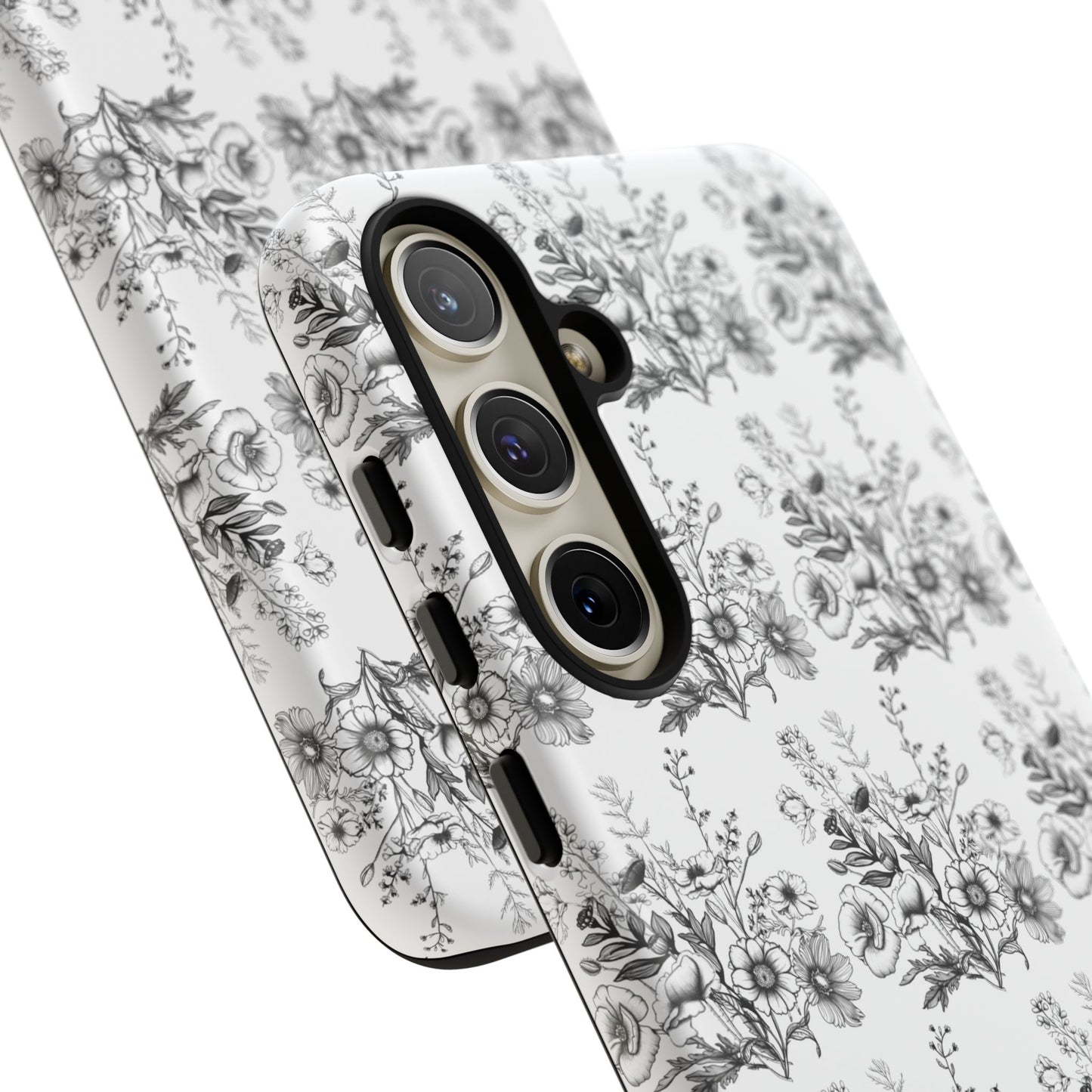 Floral Phone Case, Tough Cases with Elegant Black and White Design, Protective Cover for Fashion Lovers, Unique Gift for All [...]
