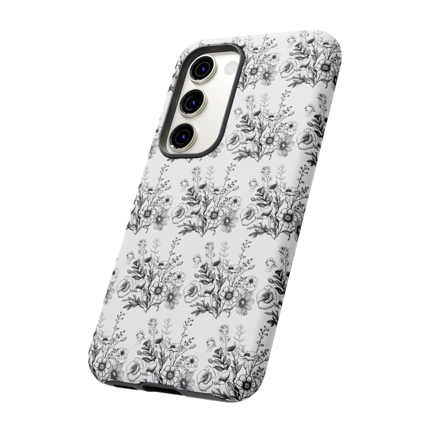 Floral Phone Case, Tough Cases with Elegant Black and White Design, Protective Cover for Fashion Lovers, Unique Gift for All [...]