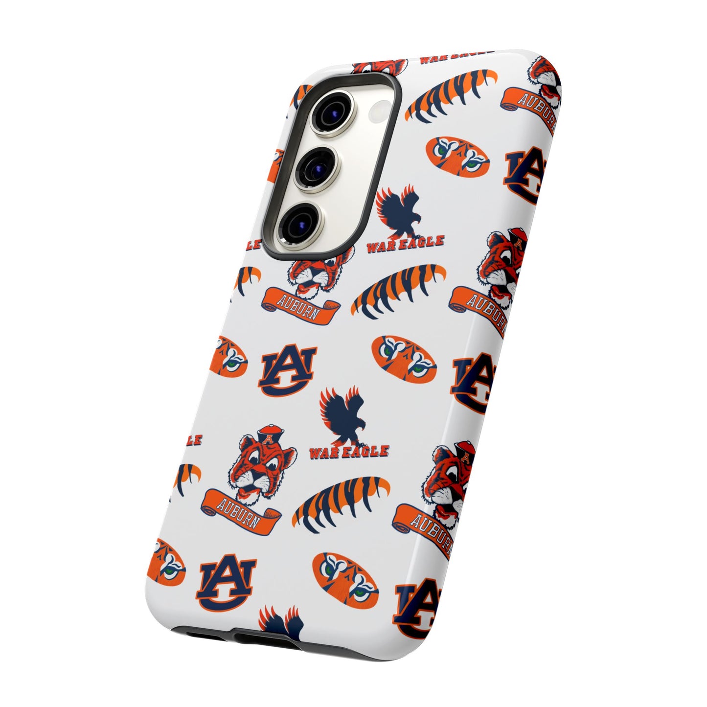 Auburn Fan Phone Case, Sports Team Accessory, Gift for Auburn Fans, Durable Cover, College Game Day
