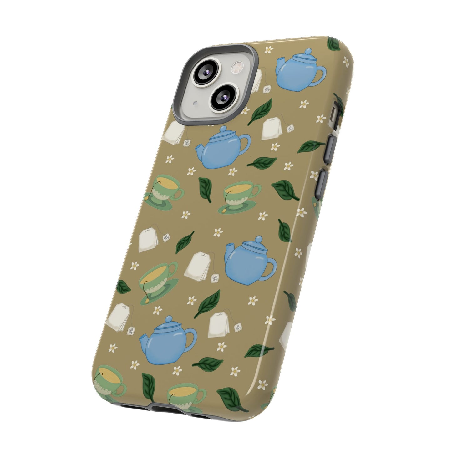 Charming Teacup Phone Case, Cute Phone Cover, Gift for Tea Lovers, Vintage Style Case, Birthday Present, Unique Accessory