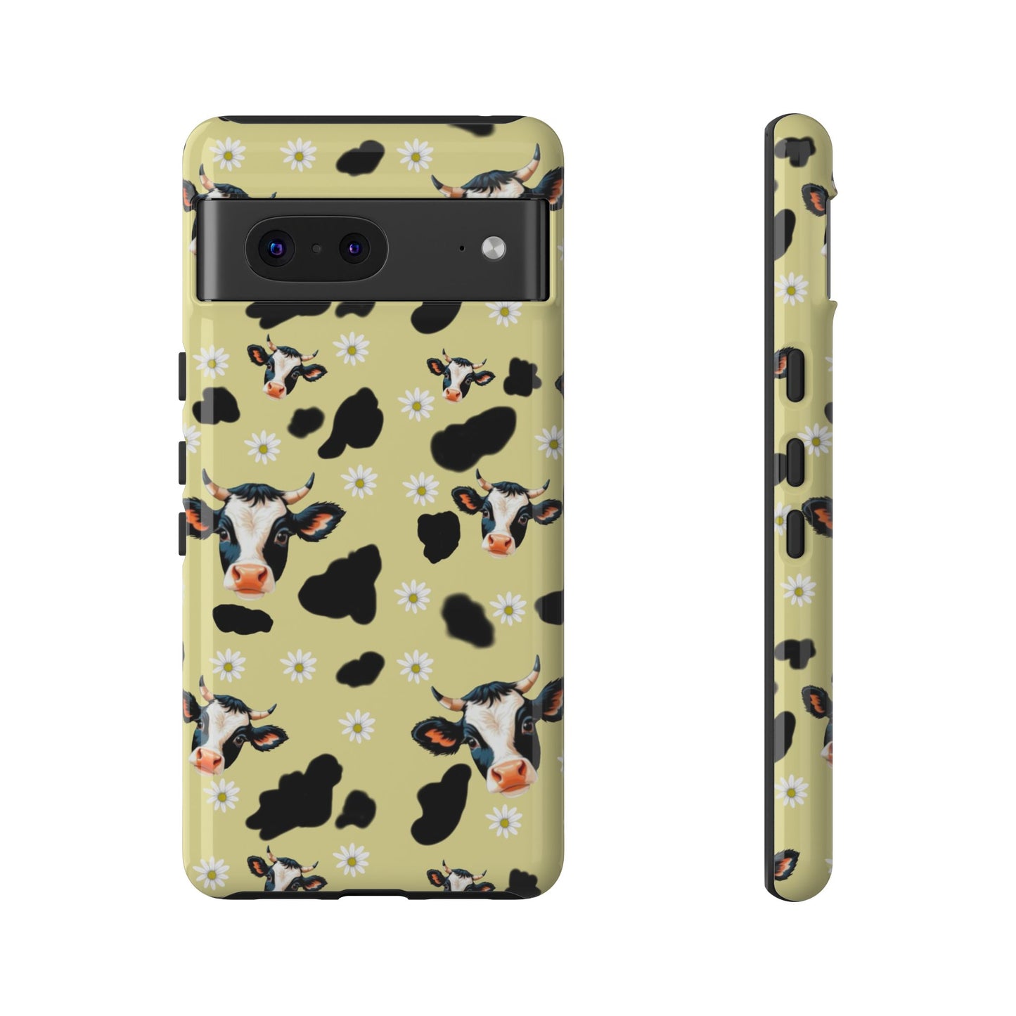 Cow Print Phone Case - Cute Protection for Animal Lovers, Gift for Farmhouse Decor, Cheerful Cow Design