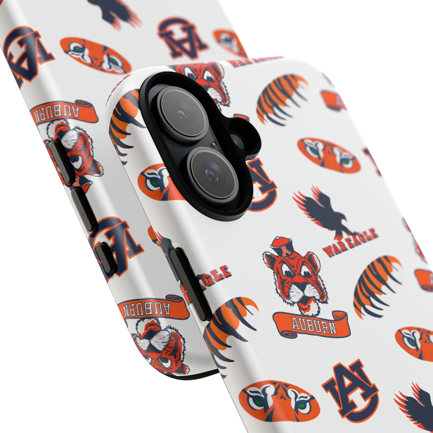 Auburn Fan Phone Case, Sports Team Accessory, Gift for Auburn Fans, Durable Cover, College Game Day