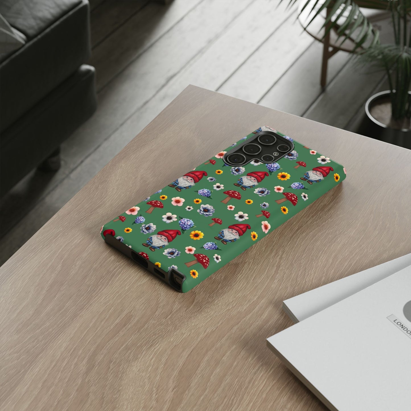 Gnome Garden Phone Case | Tough Cases for Nature Lovers | Cute Gnome Pattern | Floral & Mushroom Design | Gifts for Friends, Birthday [...]