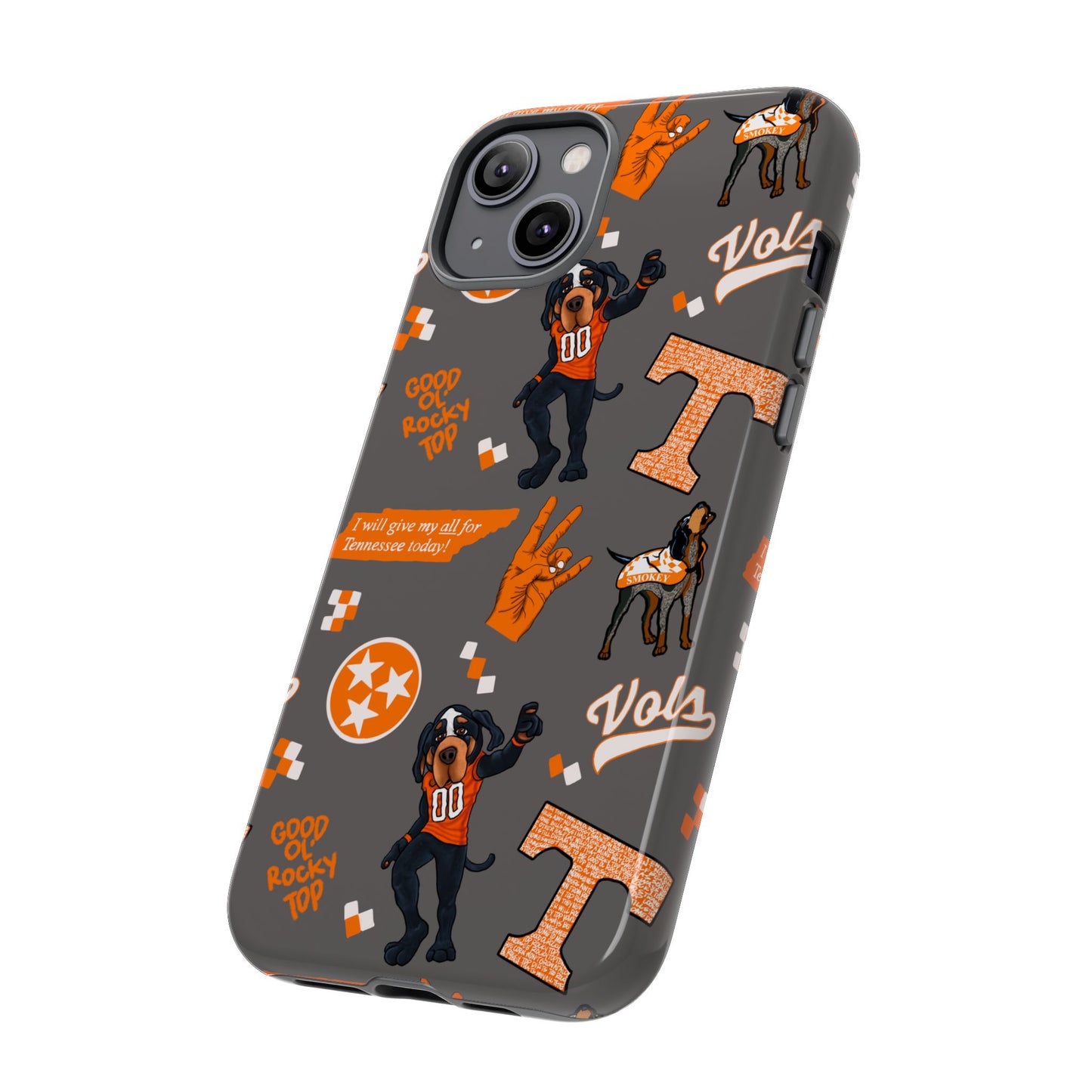 Tough Cases - Tennessee Fan Phone Case, Sports Team Accessory, Gift for Volunteers Fans, Durable Cover, College Game Day