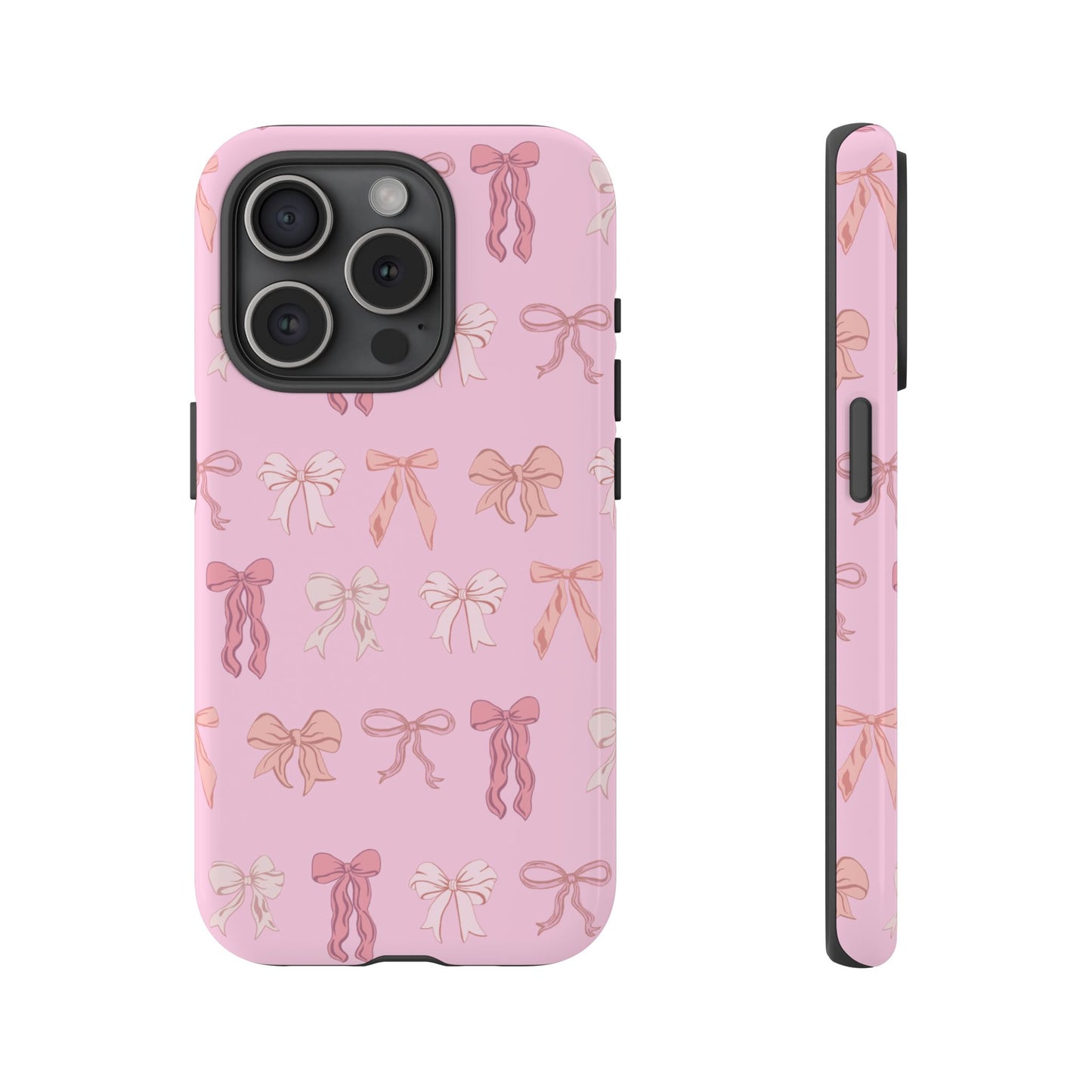 Cute Phone Case with Bow Design | Pink Aesthetic | Gifts for Her, Birthday Present, Trendy Phone Accessories, Fashionable Tech Cover