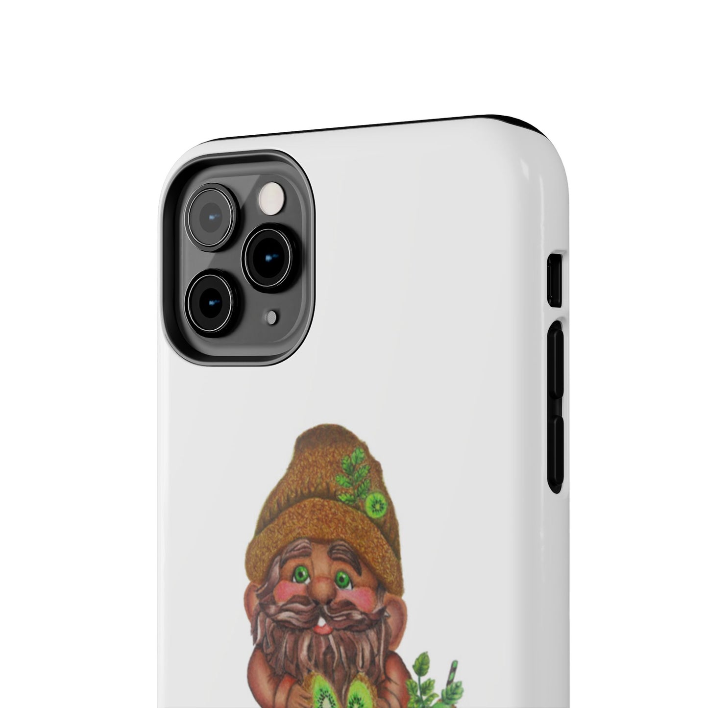 Funny Kiwi Gnome Phone Cases, Phone Covers for Gnome Lovers, Cute Gift for Gardeners, Unique Tech Accessories, Holiday Gifts