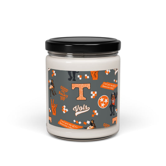 Tennessee Vols Scented Candle Soy Candle | Home Decor, Aromatherapy, Tailgating Essentials, Vols Candle