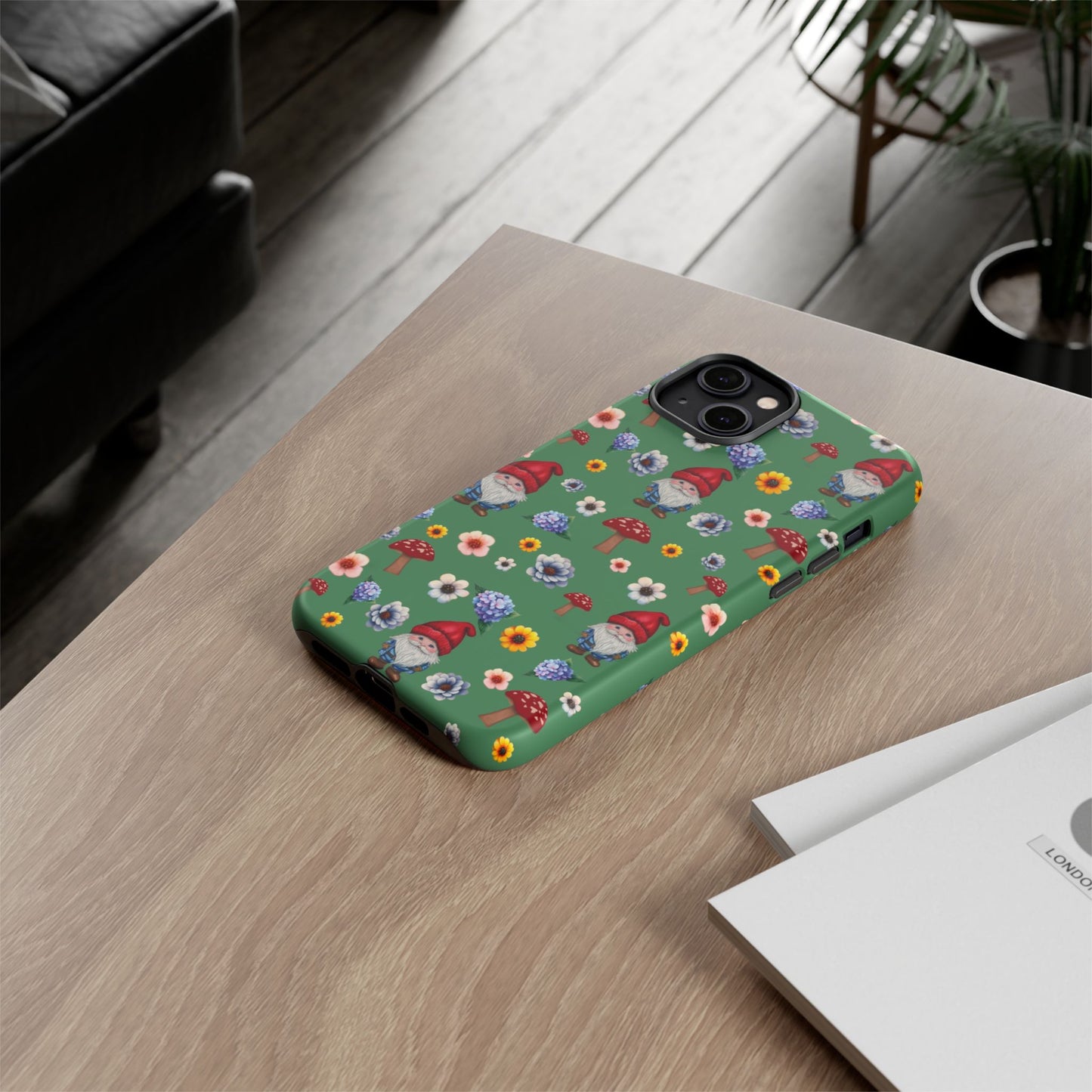 Gnome Garden Phone Case | Tough Cases for Nature Lovers | Cute Gnome Pattern | Floral & Mushroom Design | Gifts for Friends, Birthday [...]