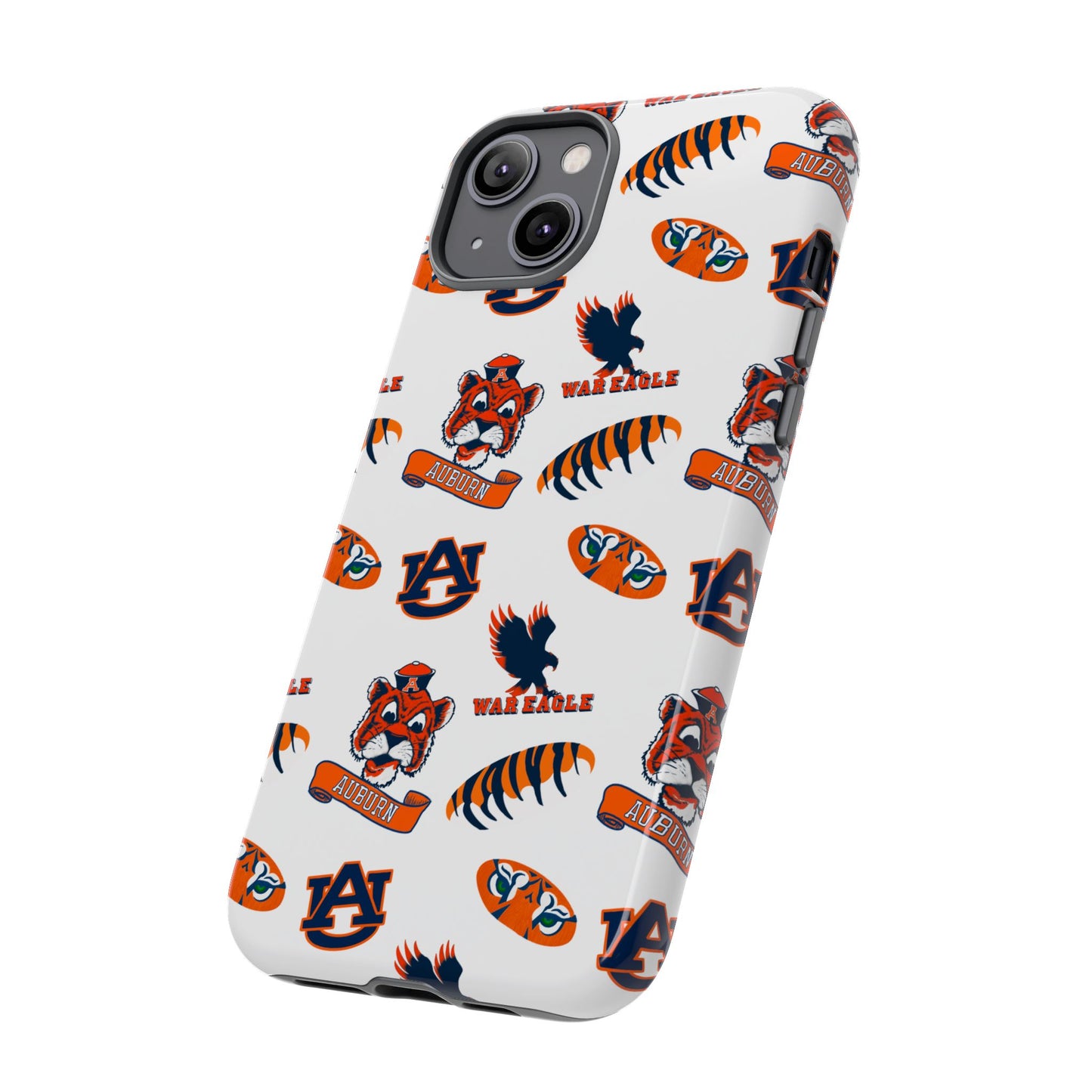 Auburn Fan Phone Case, Sports Team Accessory, Gift for Auburn Fans, Durable Cover, College Game Day