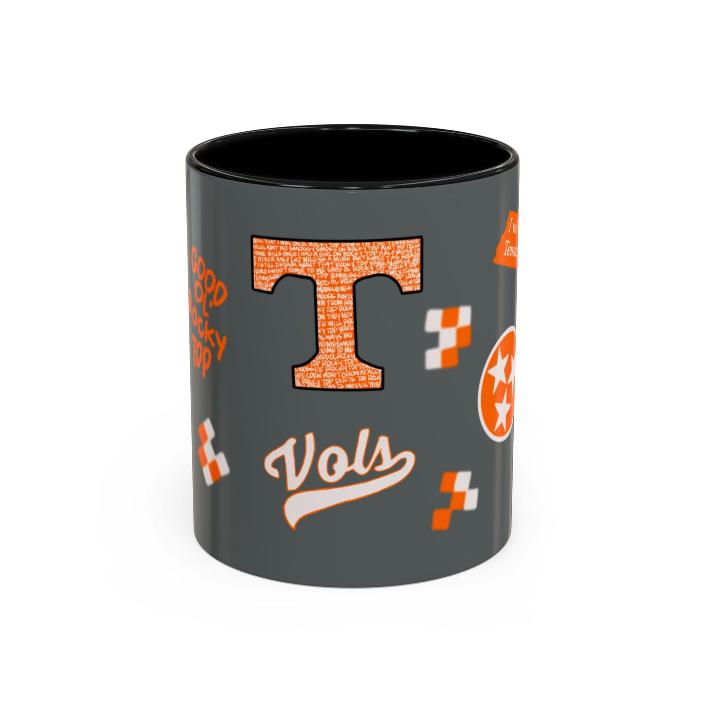 Tennessee Spirit Coffee Mug, Perfect for Gameday, College Student Gift, Unique Drinkware, Sports Fan Mug, Show Your Team Pride