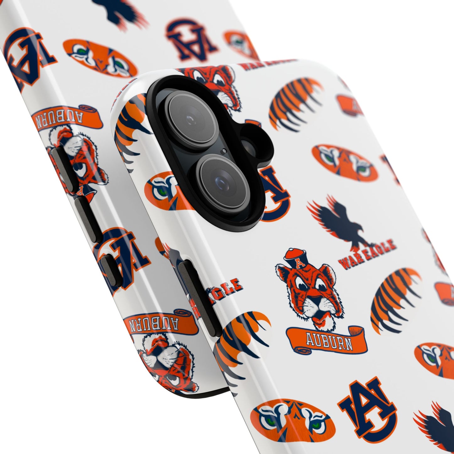 Auburn Fan Phone Case, Sports Team Accessory, Gift for Auburn Fans, Durable Cover, College Game Day