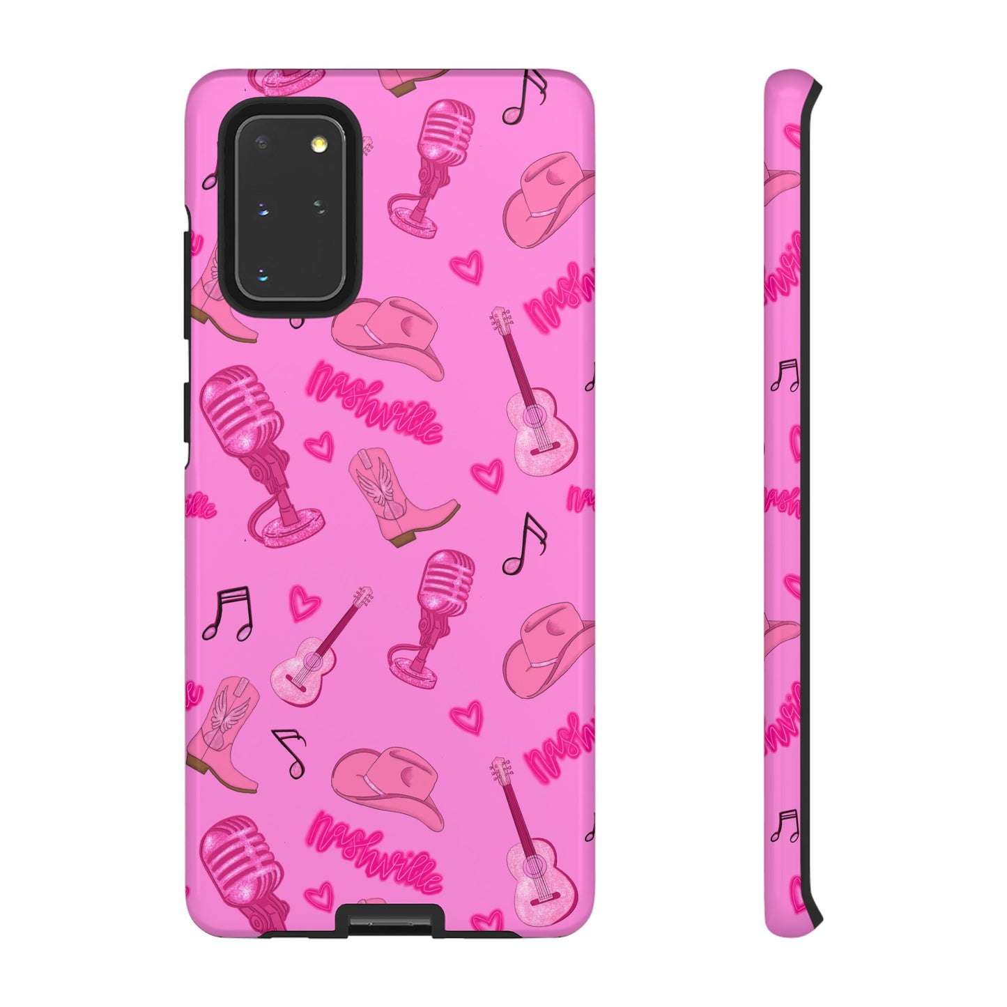 Pink Music Cases for Tough Love, Music Lover Gift, Phone Accessories, Cute Phone Covers, Stylish Cases for Women