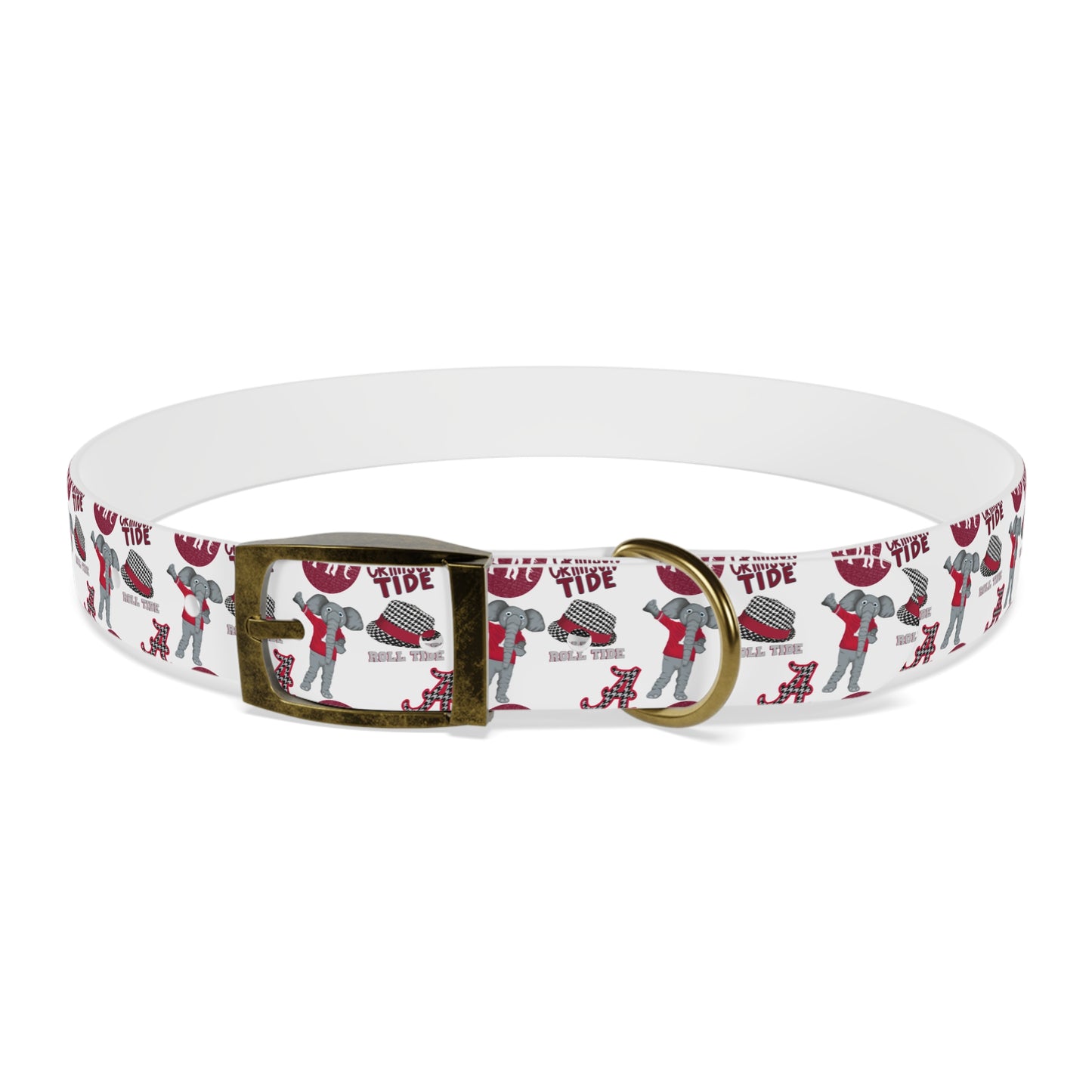 Alabama Crimson Tide Dog Collar - Pet Accessory, Dog Lover Gift, Sports Team Collar, Custom Dog Gear, Football Fan Merchandise