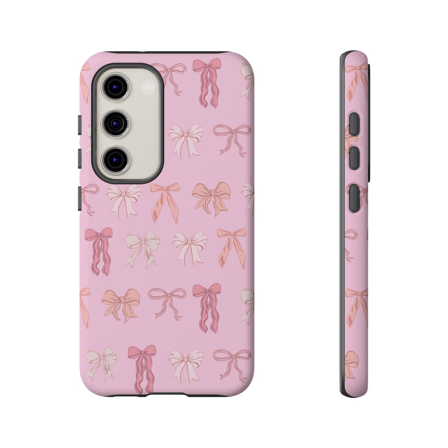 Cute Phone Case with Bow Design | Pink Aesthetic | Gifts for Her, Birthday Present, Trendy Phone Accessories, Fashionable Tech Cover
