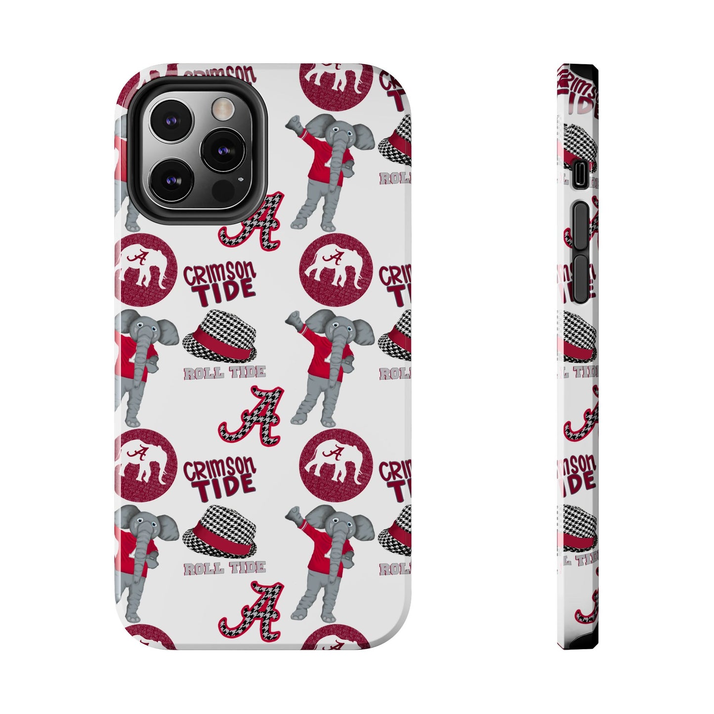 Alabama Crimson Tide Phone Case - Tough, Durable, Elephant Design, Sports Fan Accessories, College Team Gift, Graduation Presents