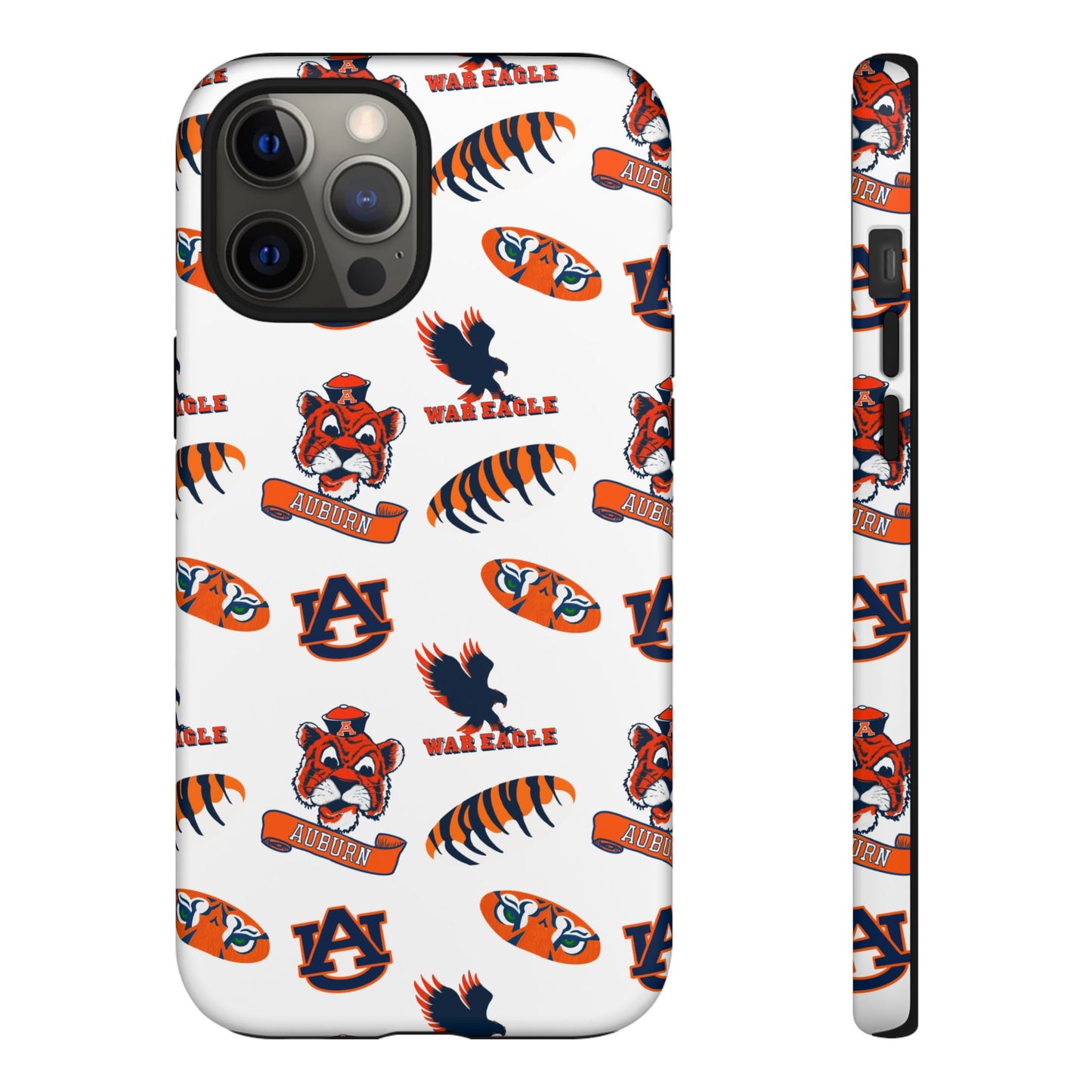 Auburn Fan Phone Case, Sports Team Accessory, Gift for Auburn Fans, Durable Cover, College Game Day