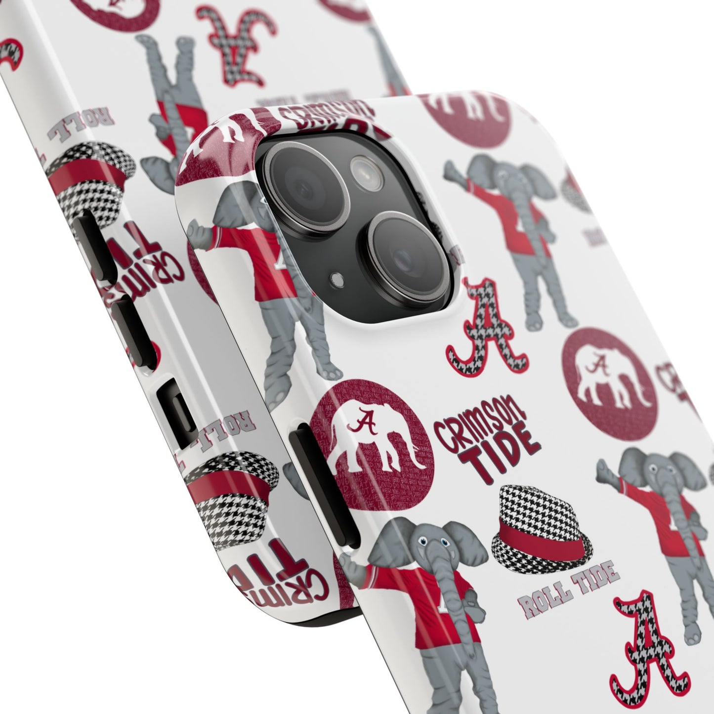 Alabama Crimson Tide Phone Case - Tough, Durable, Elephant Design, Sports Fan Accessories, College Team Gift, Graduation Presents
