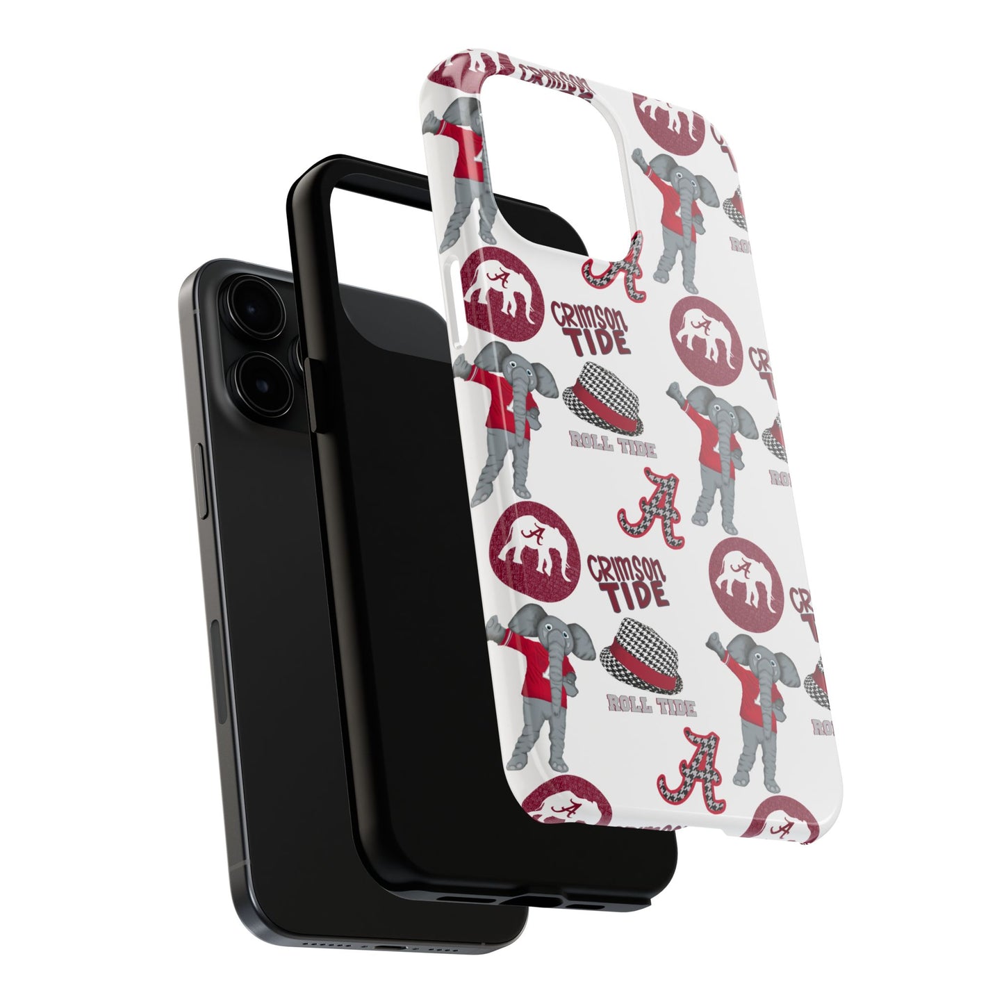 Alabama Crimson Tide Phone Case - Tough, Durable, Elephant Design, Sports Fan Accessories, College Team Gift, Graduation Presents