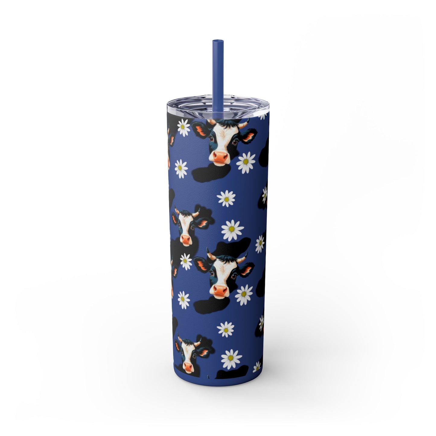 Charming Cow Print Tumbler with Straw, 20oz | Perfect for Cow Lovers, Unique Gift, Farmhouse Decor, Daily Hydration, Fun Drinkware