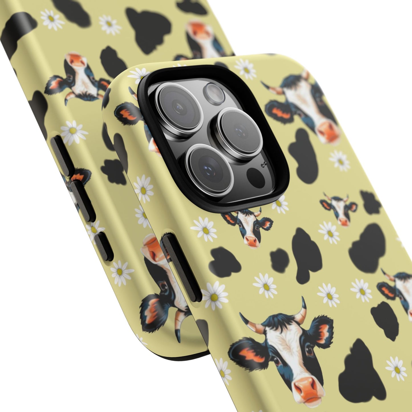 Cow Print Phone Case - Cute Protection for Animal Lovers, Gift for Farmhouse Decor, Cheerful Cow Design