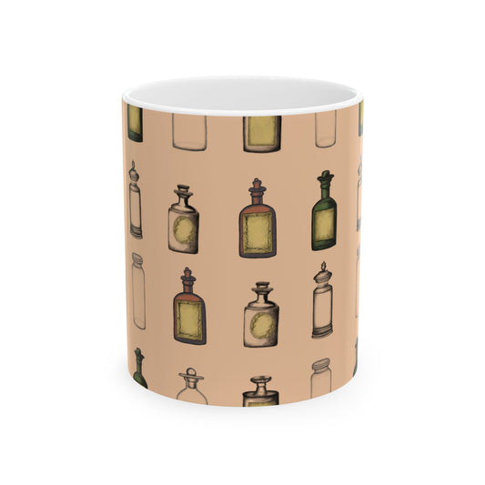 Whimsical Apothecary Ceramic Mug | Vintage Potion Design | Great for Tea Lovers, Gift for Herbalists, Kitchen Decor, Unique Coffee [...]