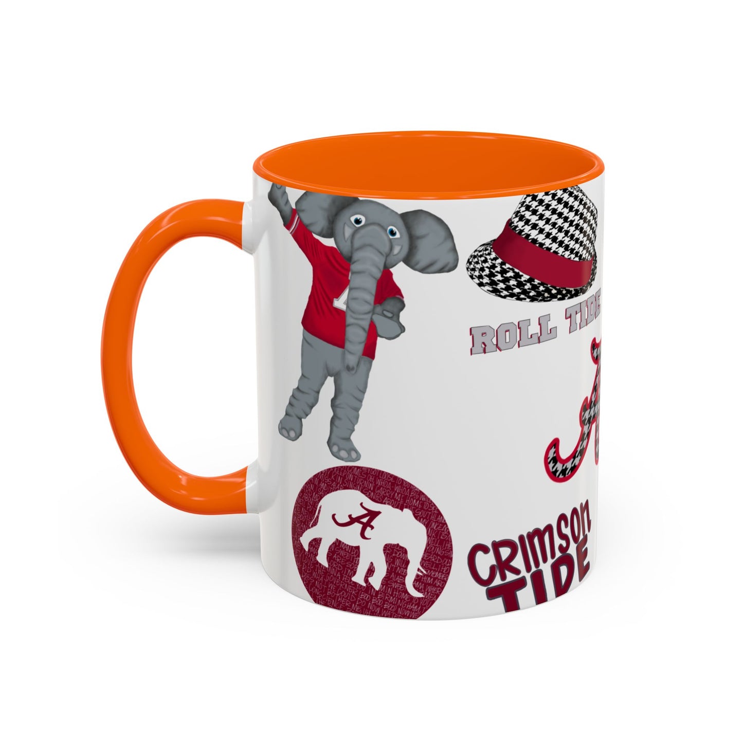 Crimson Tide Coffee Mug, Alabama Fan Cup, Roll Tide Mug, College Sports Gift, Game Day Drinkware