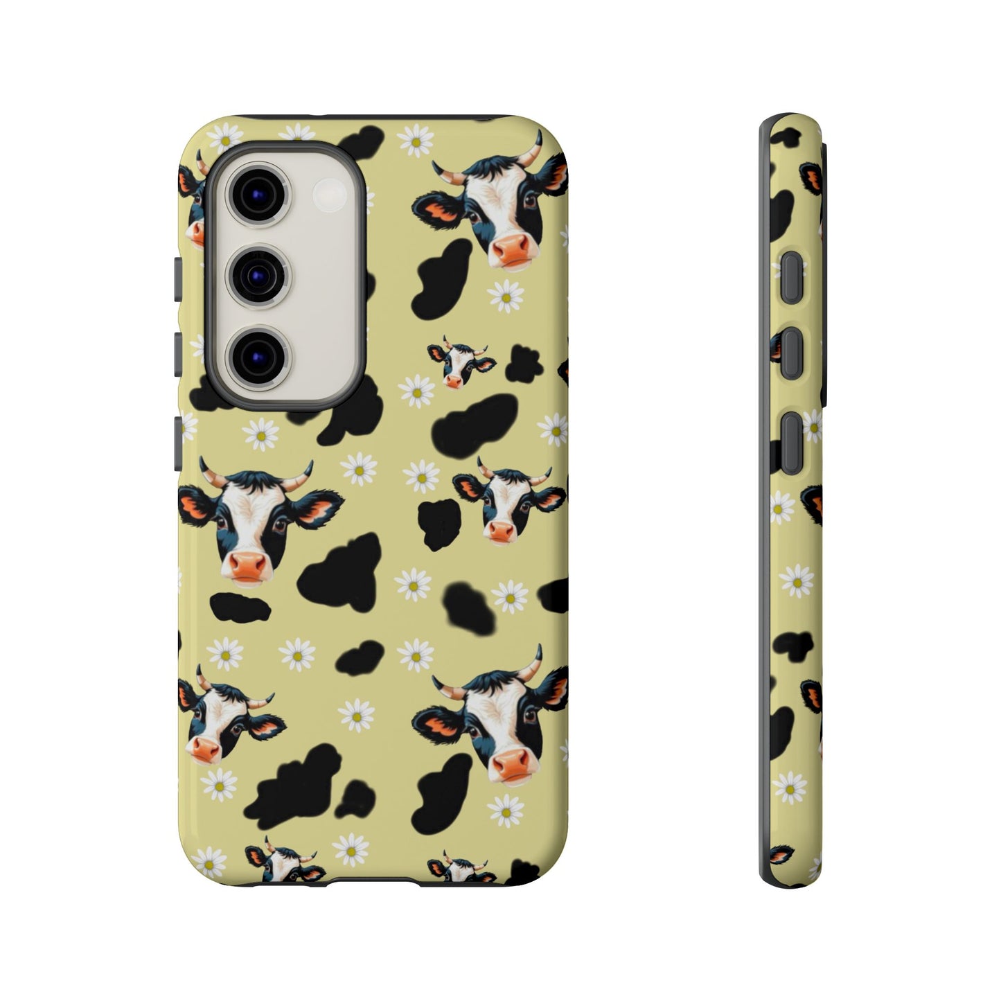 Cow Print Phone Case - Cute Protection for Animal Lovers, Gift for Farmhouse Decor, Cheerful Cow Design