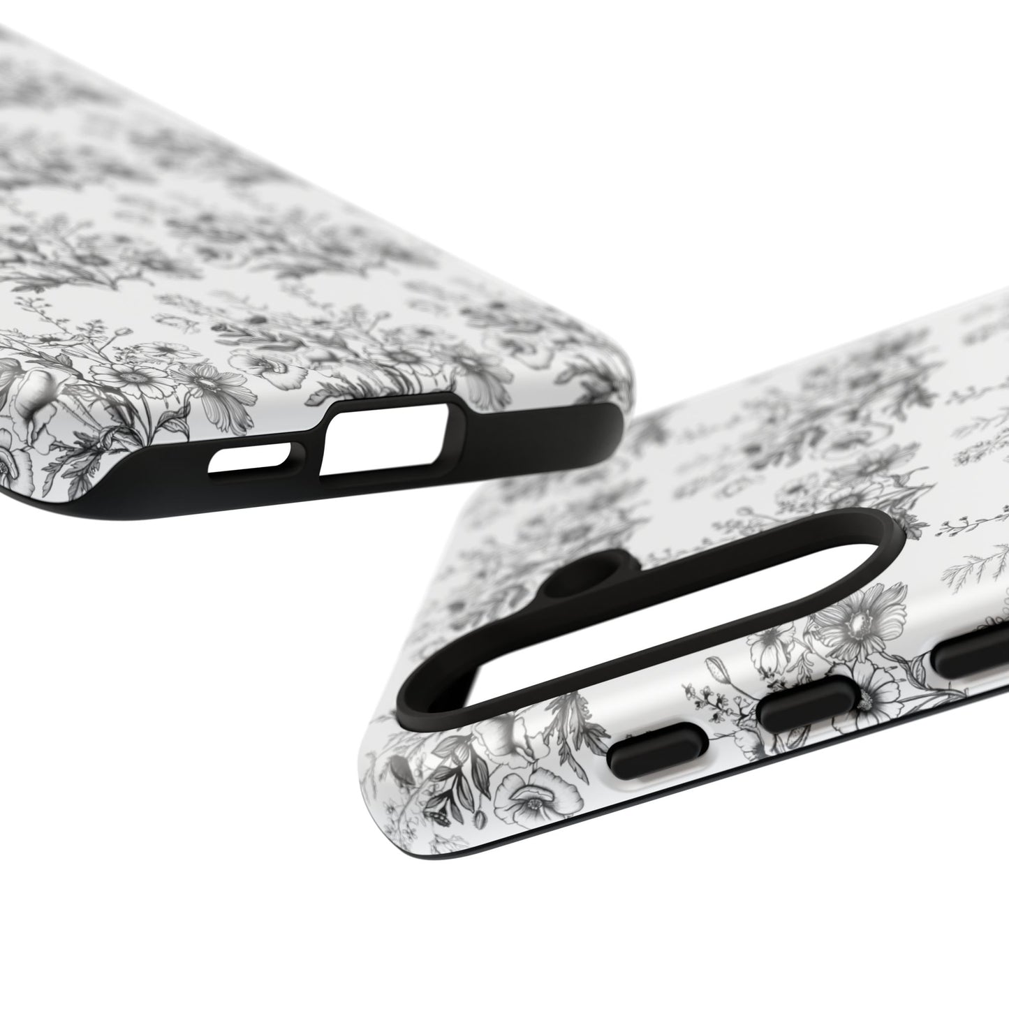 Floral Phone Case, Tough Cases with Elegant Black and White Design, Protective Cover for Fashion Lovers, Unique Gift for All [...]