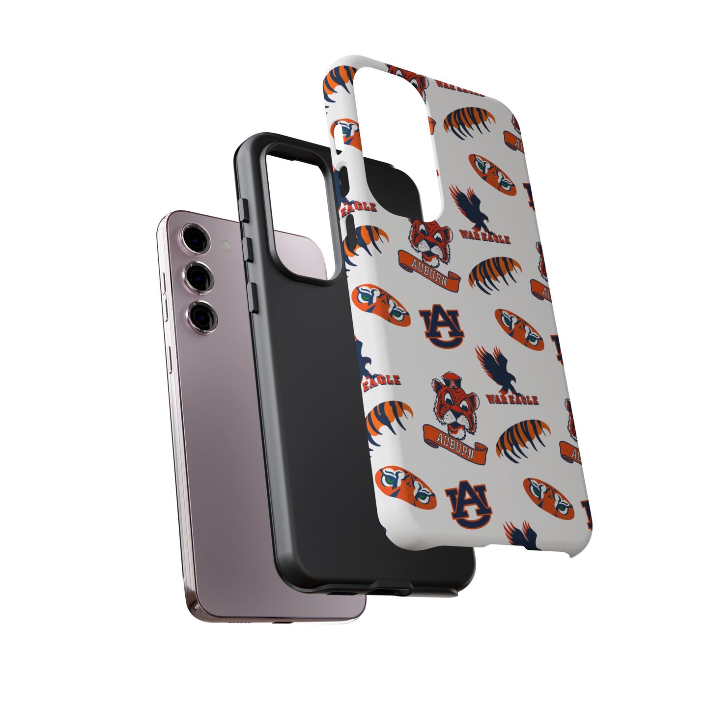 Auburn Fan Phone Case, Sports Team Accessory, Gift for Auburn Fans, Durable Cover, College Game Day
