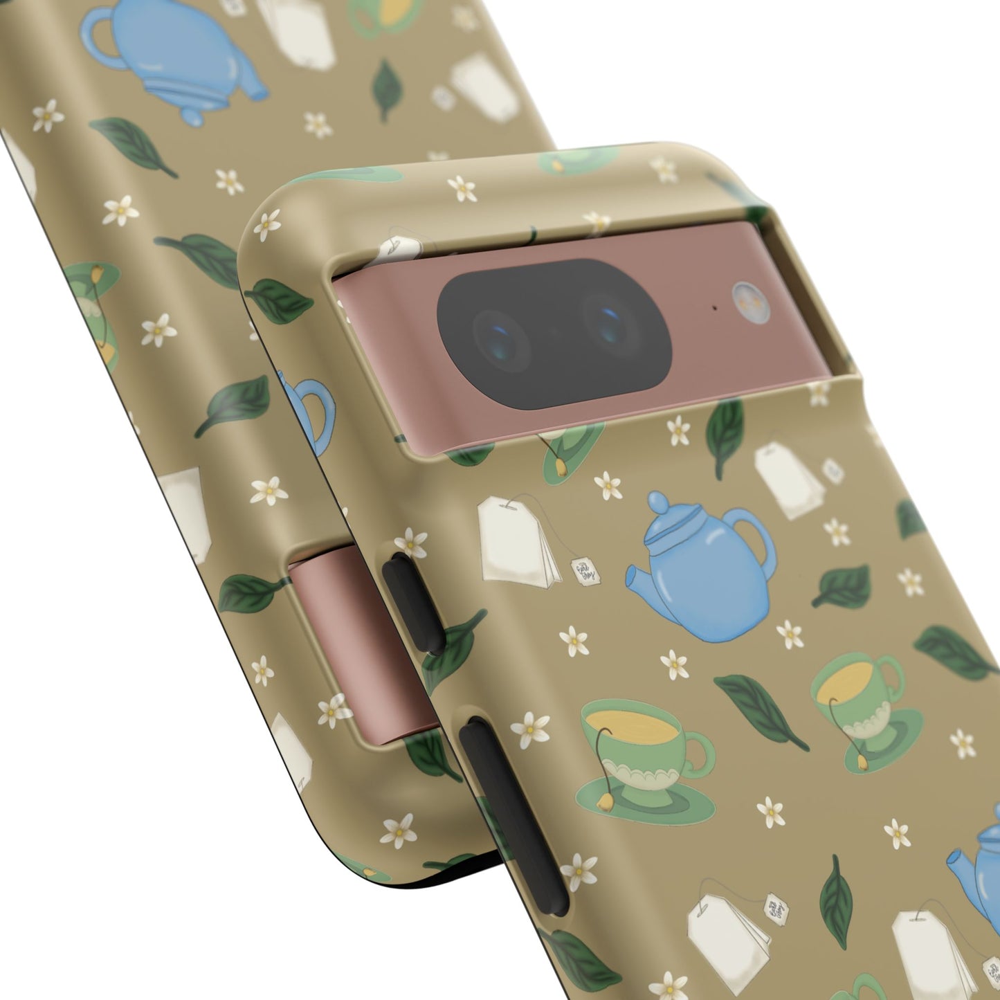 Charming Teacup Phone Case, Cute Phone Cover, Gift for Tea Lovers, Vintage Style Case, Birthday Present, Unique Accessory