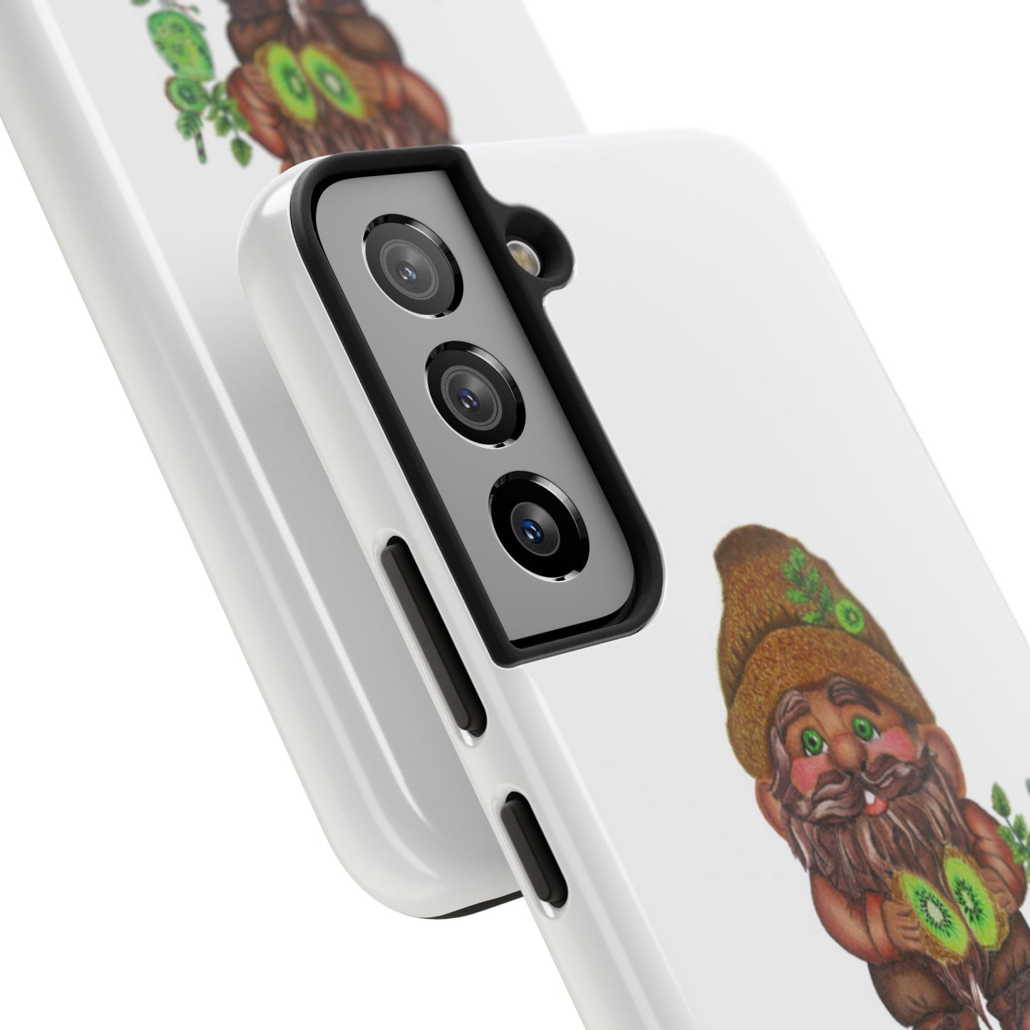 Funny Kiwi Gnome Phone Cases, Phone Covers for Gnome Lovers, Cute Gift for Gardeners, Unique Tech Accessories, Holiday Gifts