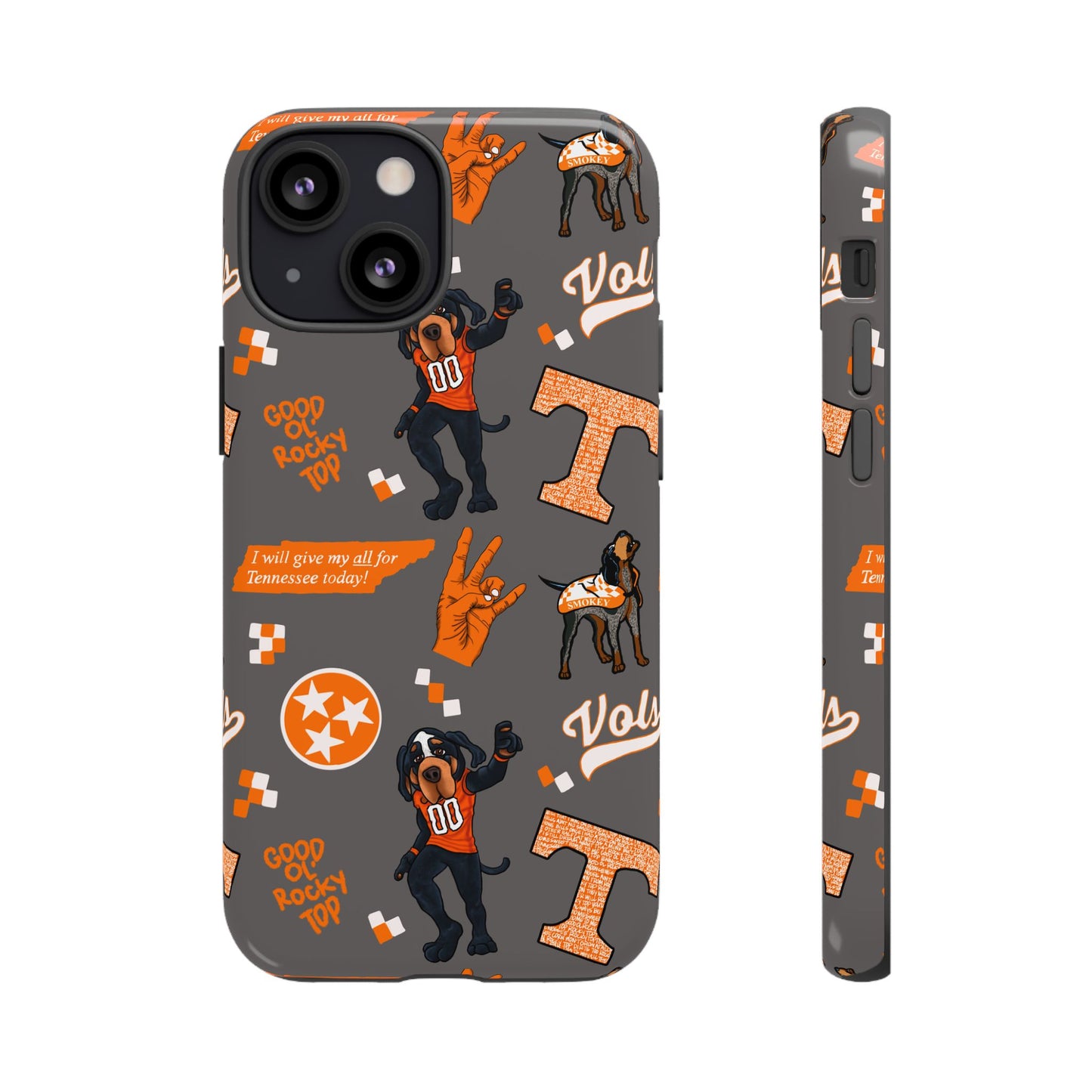 Tough Cases - Tennessee Fan Phone Case, Sports Team Accessory, Gift for Volunteers Fans, Durable Cover, College Game Day