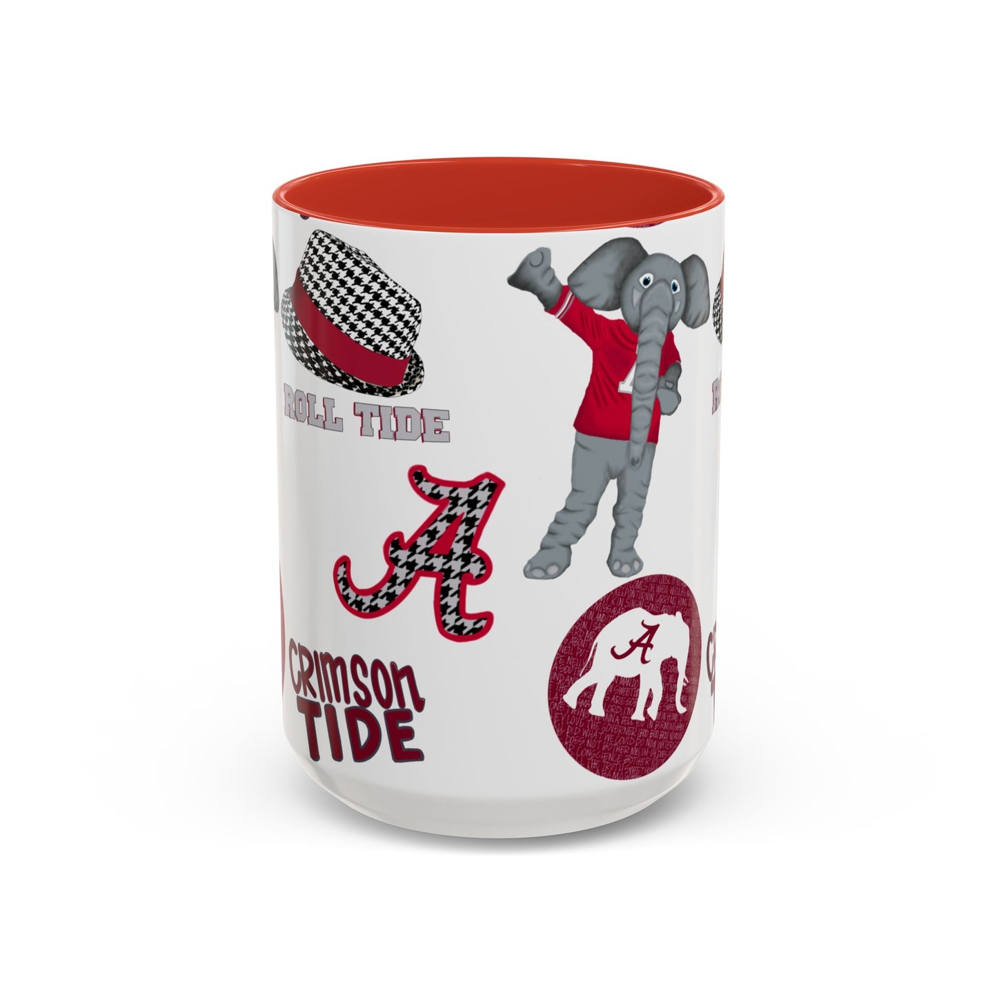 Crimson Tide Coffee Mug, Alabama Fan Cup, Roll Tide Mug, College Sports Gift, Game Day Drinkware