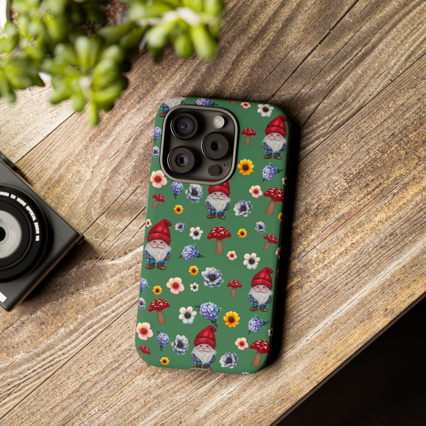 Gnome Garden Phone Case | Tough Cases for Nature Lovers | Cute Gnome Pattern | Floral & Mushroom Design | Gifts for Friends, Birthday [...]