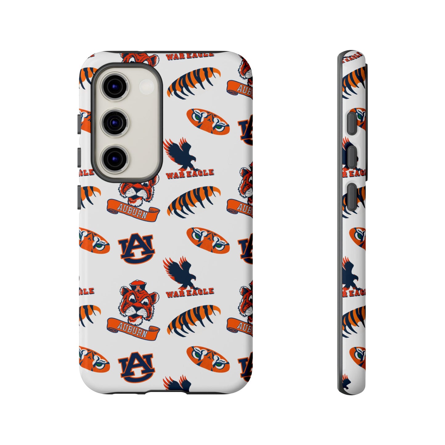 Auburn Fan Phone Case, Sports Team Accessory, Gift for Auburn Fans, Durable Cover, College Game Day